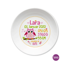 Personalisiertes Geschenk Baby, Geburtsteller Taufteller 