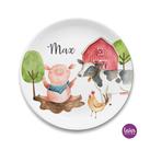 Personalisierter Kinderteller Bauernhof 