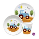 Kindergeschirr set traktor