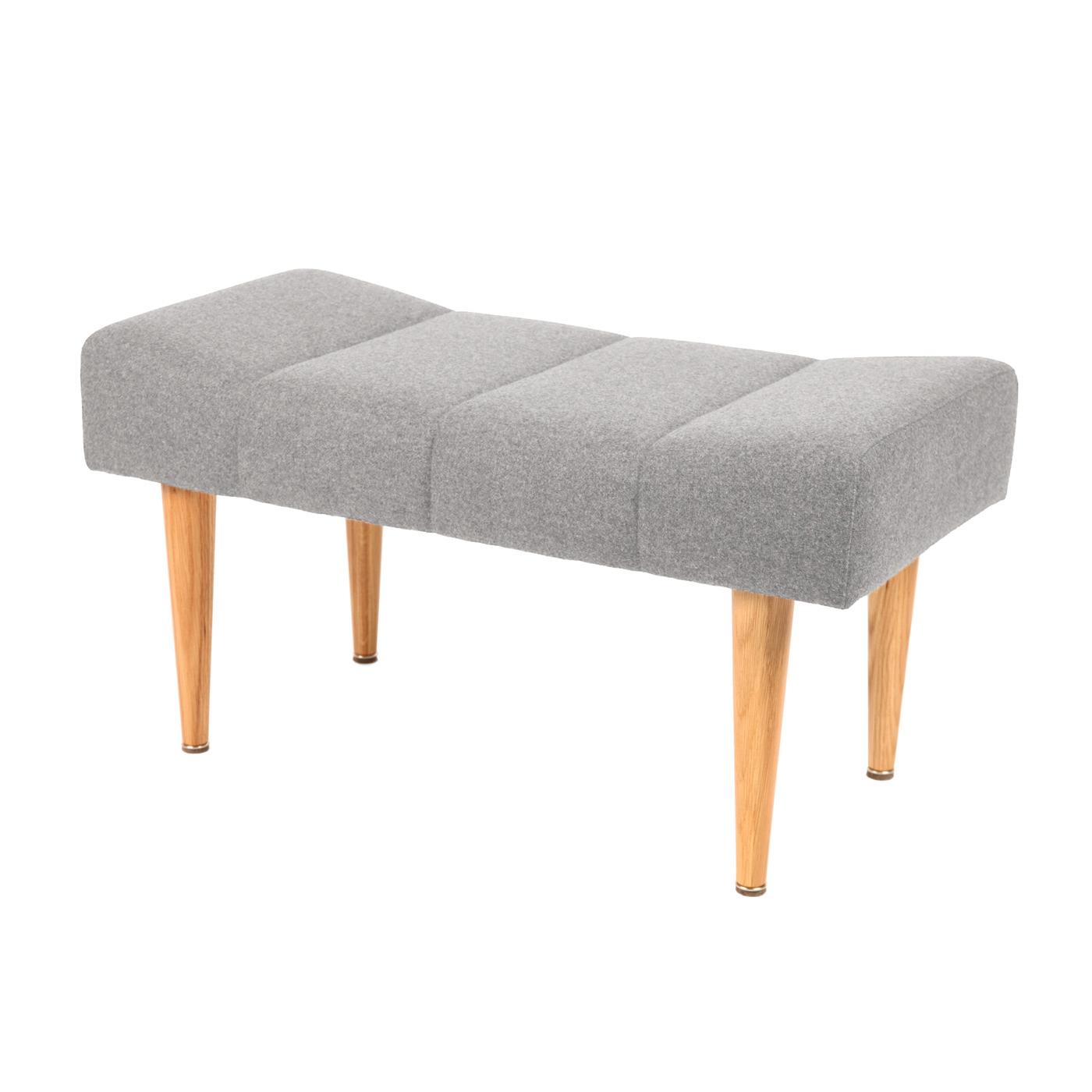 Polsterhocker grau skandinavisches Design kaufen