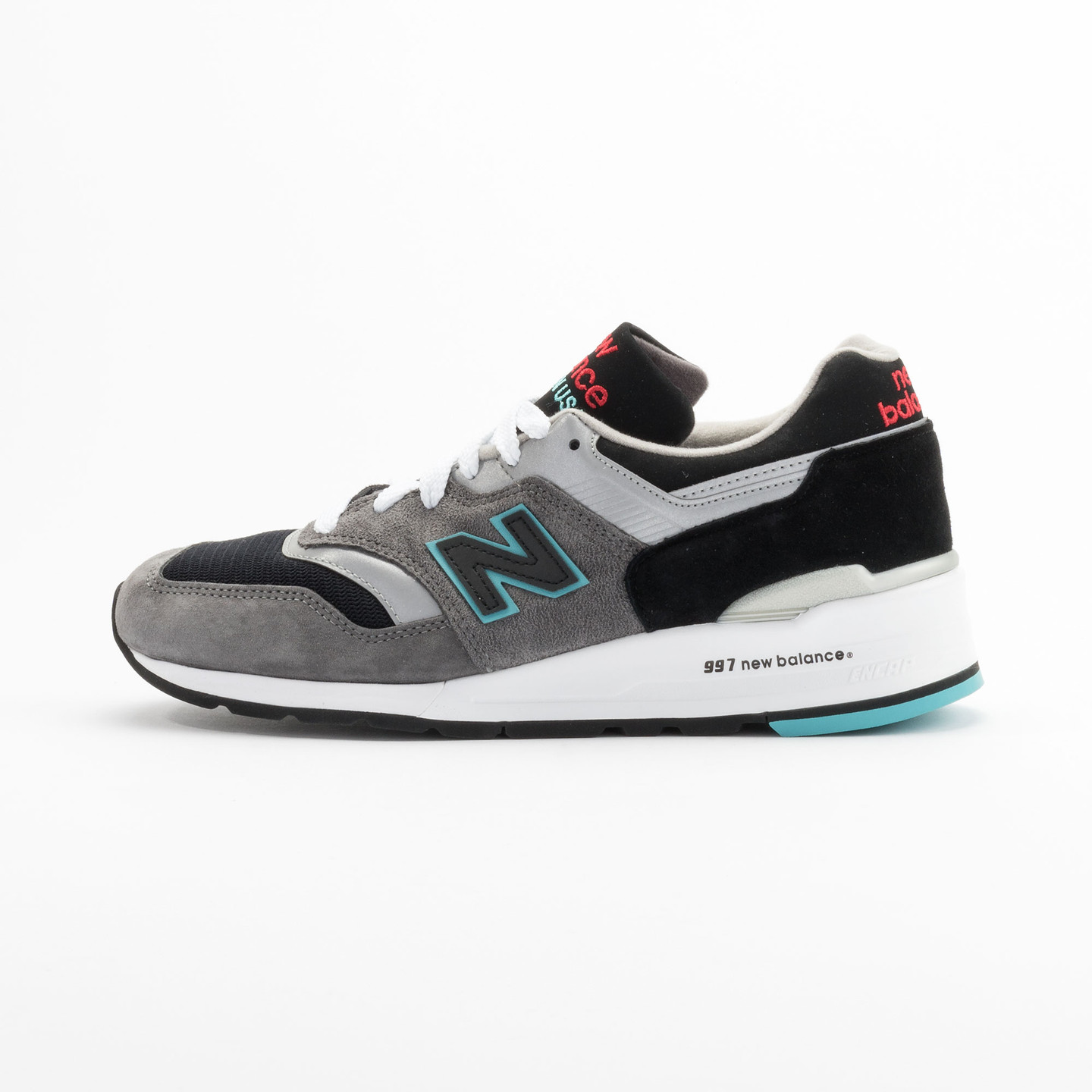 New Balance M997 Made in USA Grey / Black / Mint M997CGB-45.5