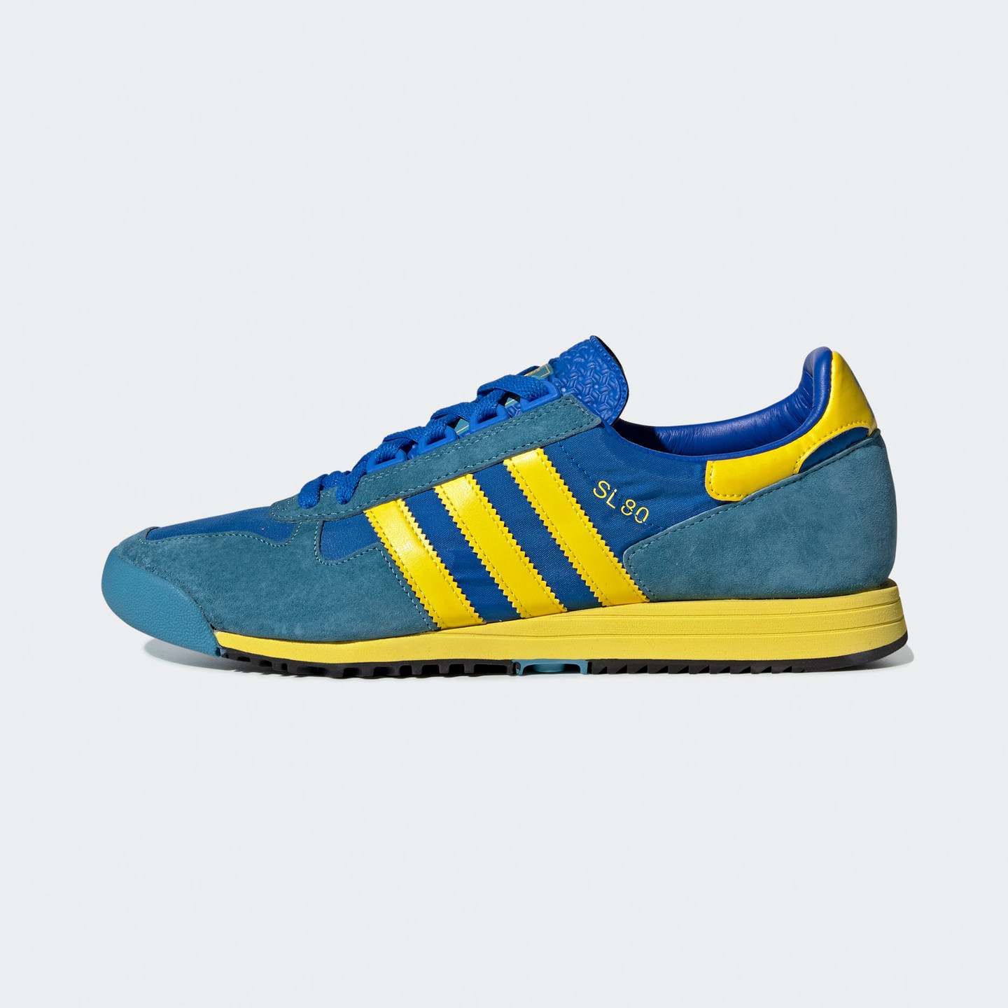 Adidas SL 80 Glory Blue / Yellow / Tactile Steel FV4029-45.33