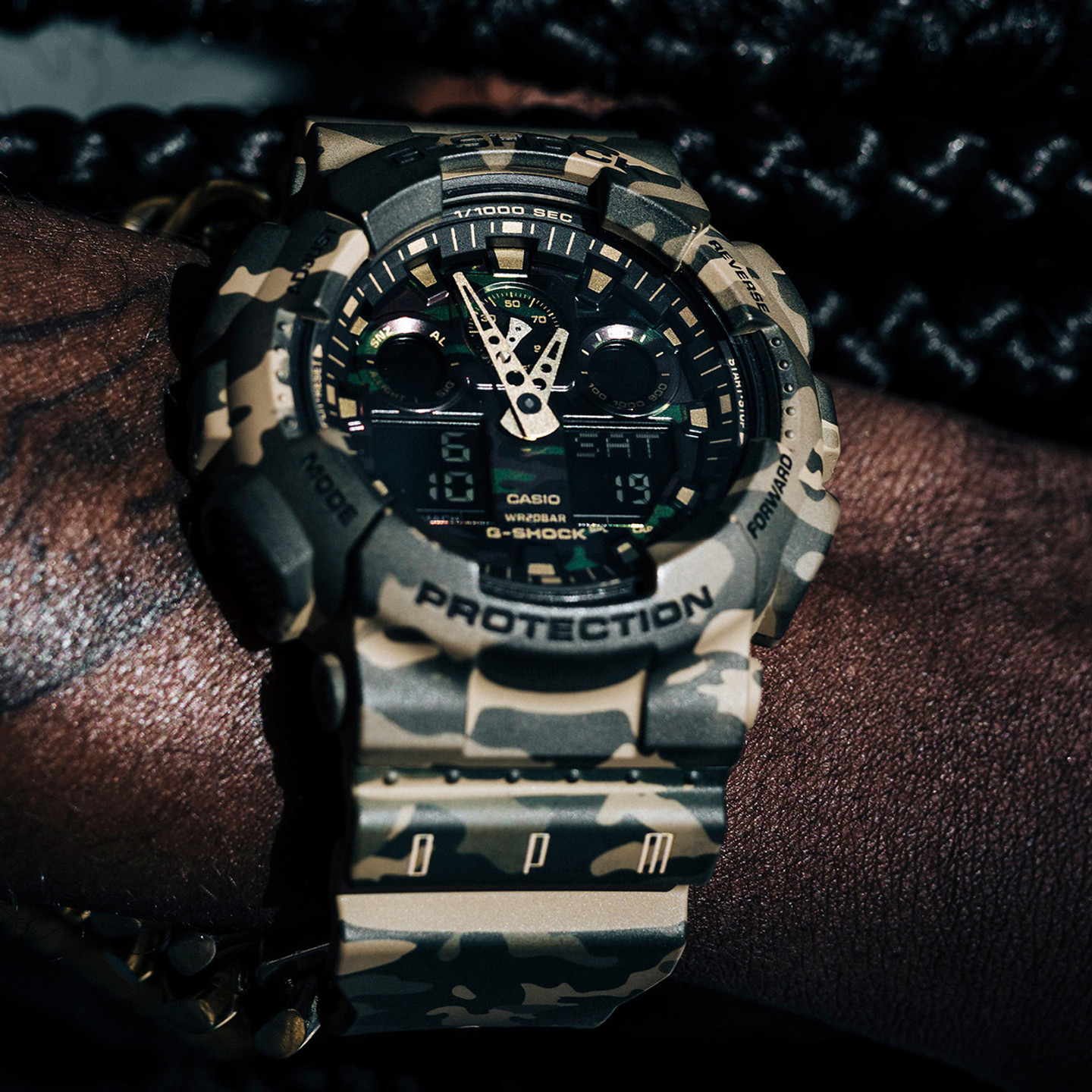 Casio G-Shock x OPM Military Camouflage GA-100CM-5AER-OPM-one-size