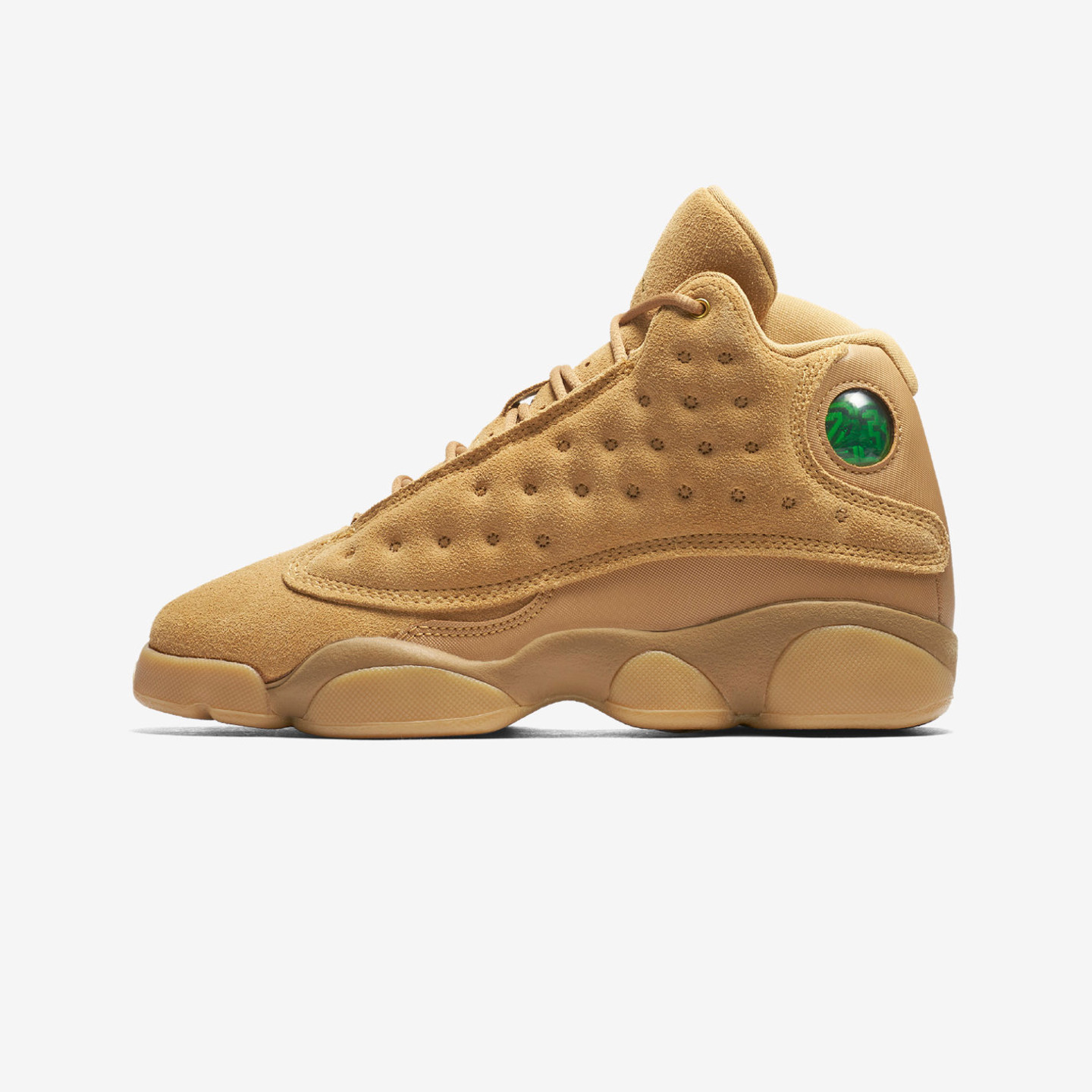 Jordan Air Jordan 13 Retro GS 'Wheat Pack' Elemental Gold / Baroque Brown / Gum / Yellow 414574-705-40