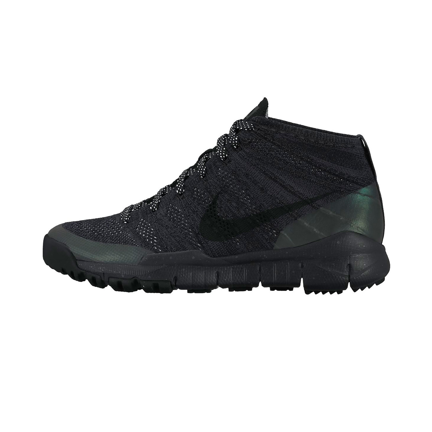 Nike Flyknit Trainer Chukka Sneakerboot Black / Anthracite 805092-001-44.5