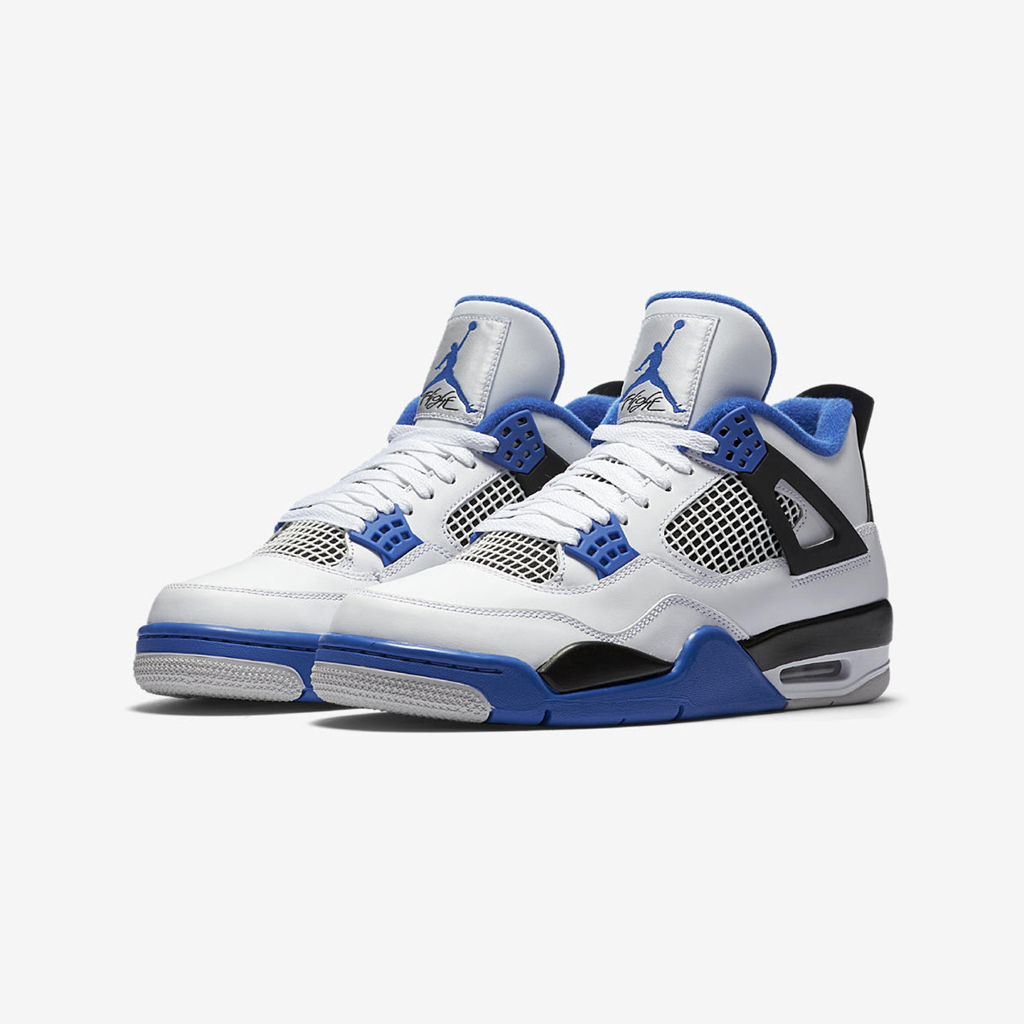 Jordan Air Jordan 4 Retro 'Motorsport' White / Game Royal / Black 308497-117-45