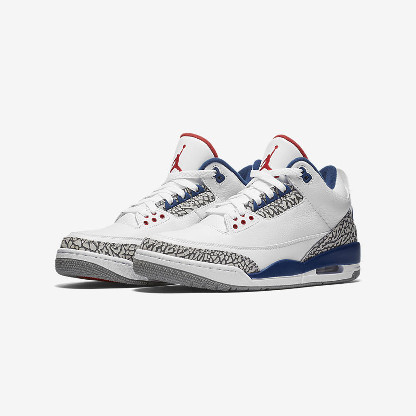Jordan Air Jordan 3 Retro OG 'True Blue' GS True Blue / Cement Grey / Fire Red 854261-106-40
