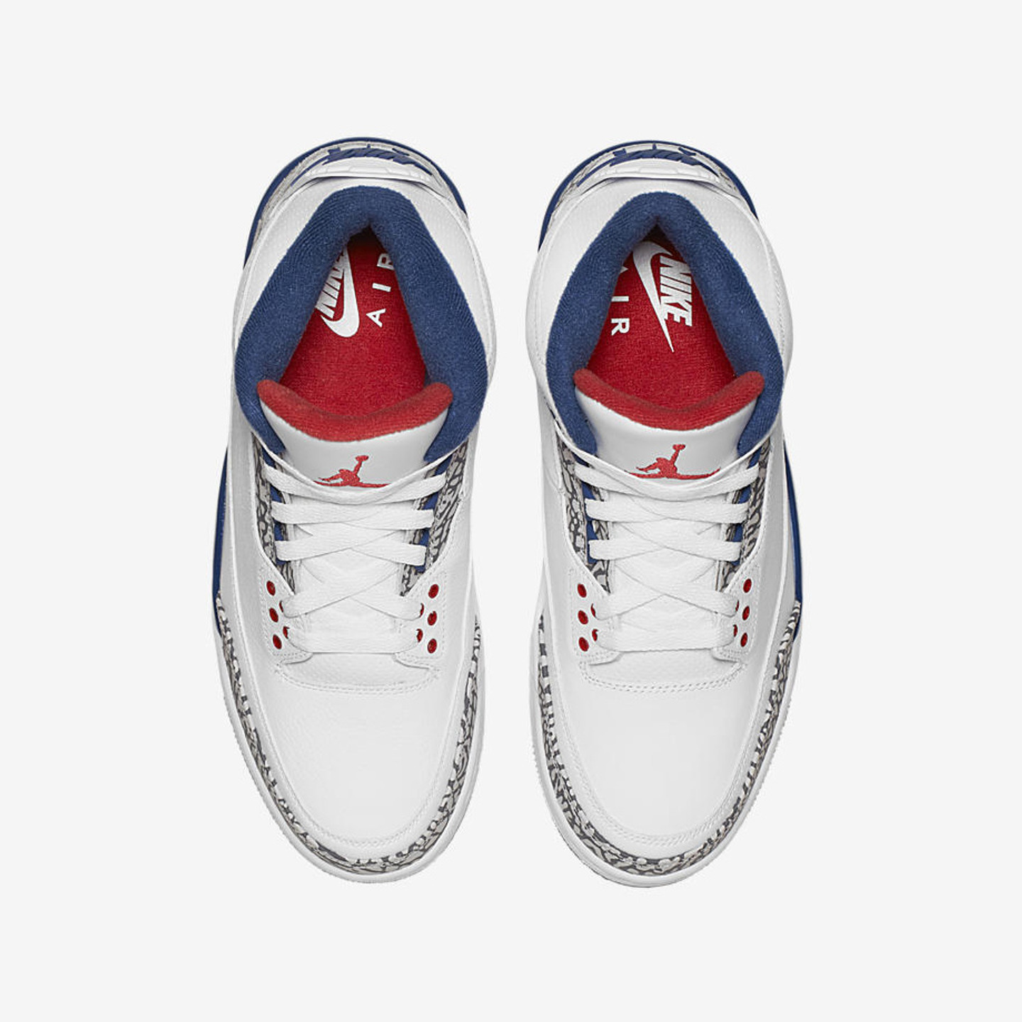 Jordan Air Jordan 3 Retro OG 'True Blue' GS True Blue / Cement Grey / Fire Red 854261-106-38
