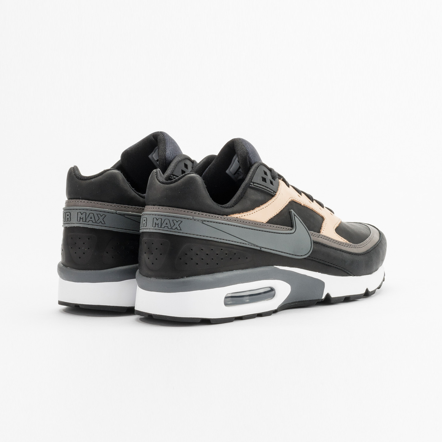 Nike Air Max BW Premium Leather Black / Dark Grey / Vachetta 819523-001-43