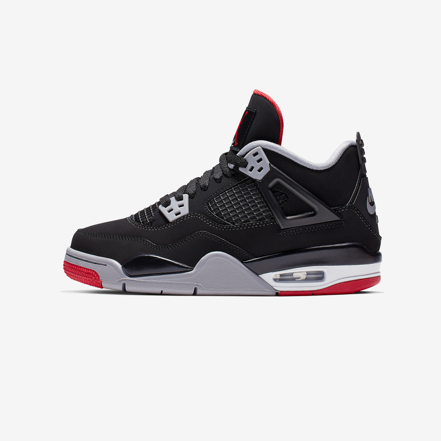 Jordan Air Jordan 4 Retro OG GS 'Bred' Black / Fire Red / Cement Grey / Summit White 408452-060-36