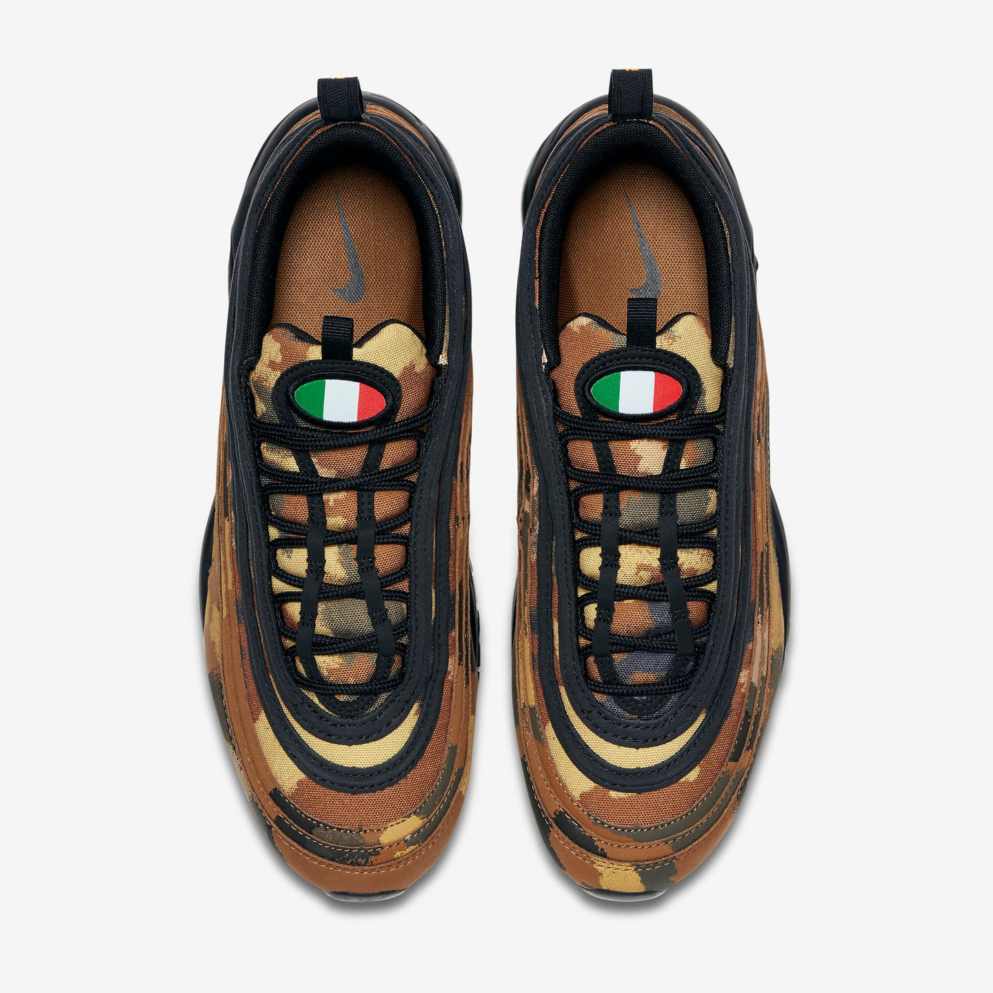 Nike Air Max 97 Premium 'Italy Camo' Ale Brown / Black / Cargo Khaki / Mushroom AJ2614-202-43