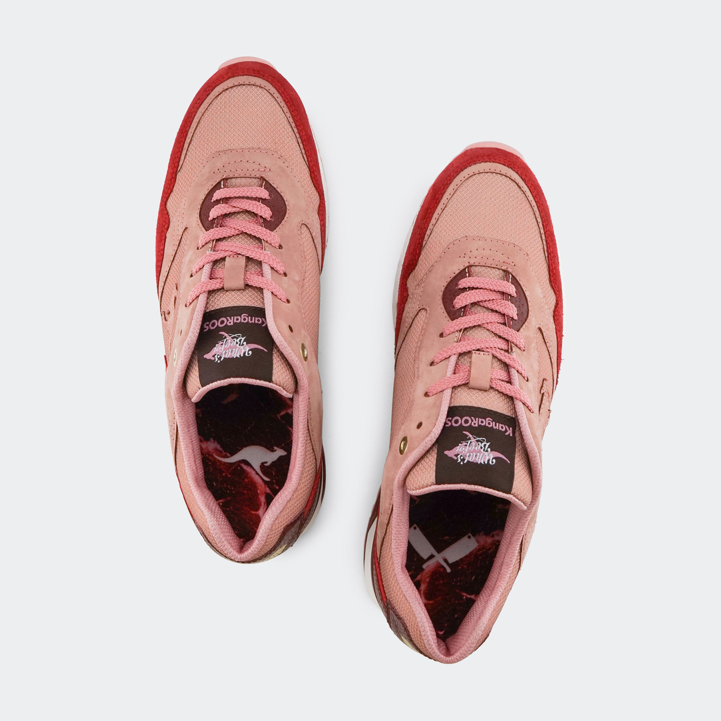 KangaROOS Ultimate x What´s Beef 'Rare - Well Done' - Made in Germany Rose / Red / Burgundy 4703P-6263-45