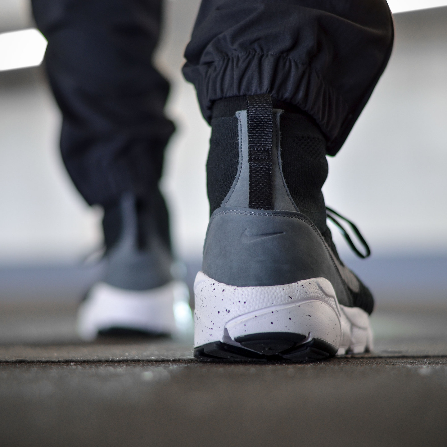 Nike Air Footscape Magista Flyknit Black / Dark Grey / White 816560-003-42