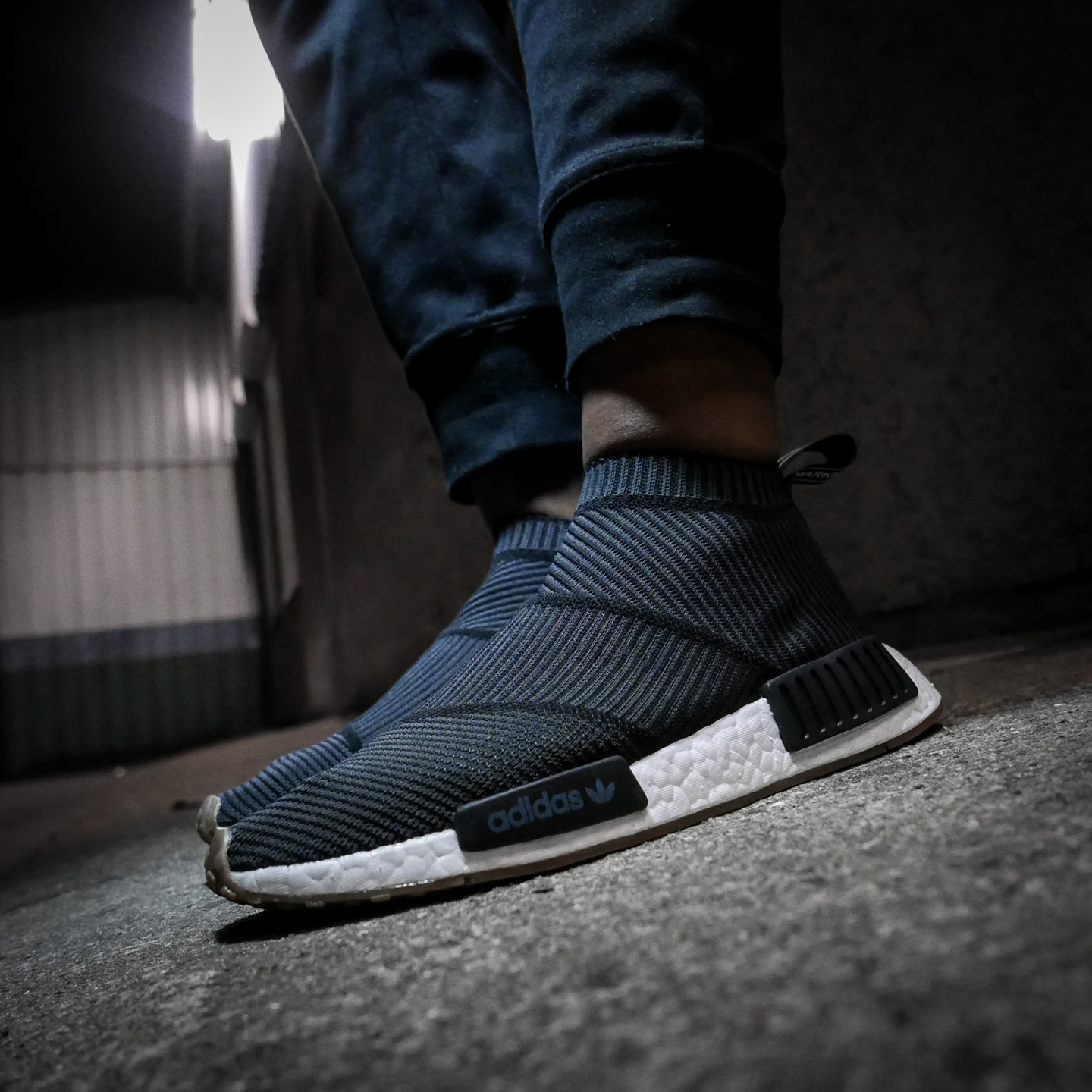 Adidas NMD CS1 City Sock Boost Primeknit Core Black / Gum BA7209-40