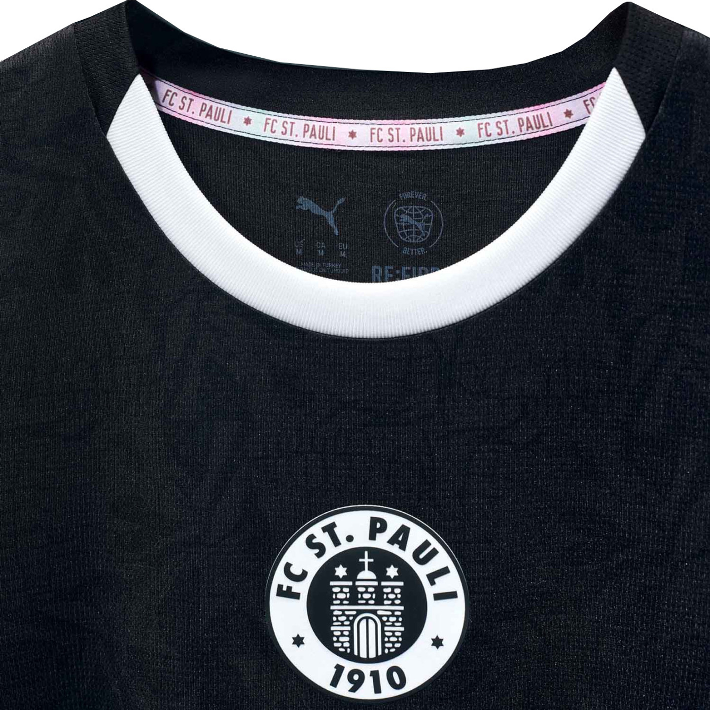 Puma FC St. Pauli Ausweichtrikot 2025/26 PUMA Black / PUMA White 783074-03-XXXL