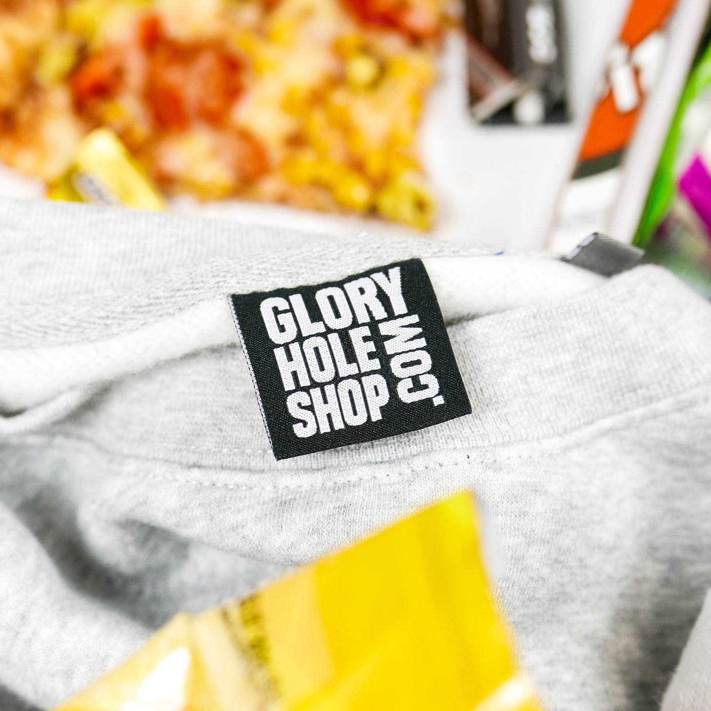 Glory Hole Covid Casuals Sweater Heather Grey / Black GHSS-SW-CC-001