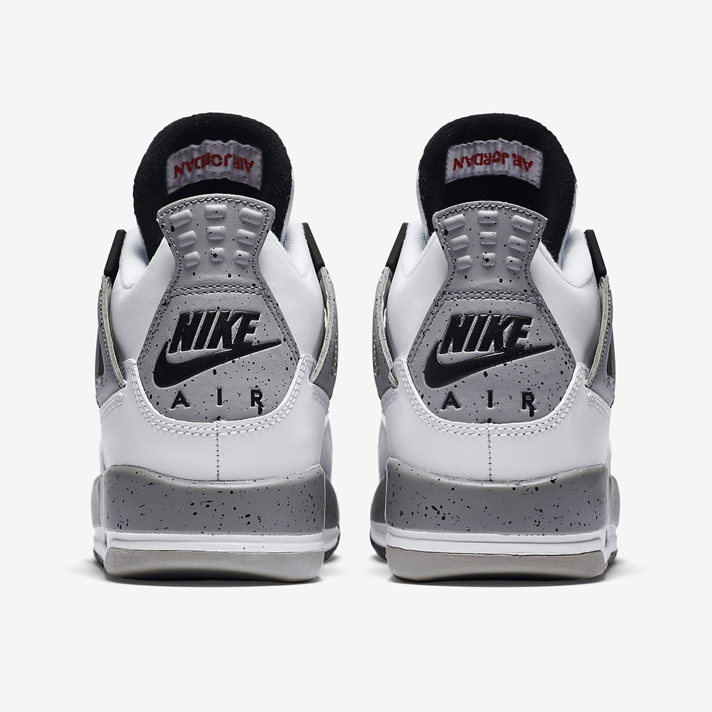 Nike Air Jordan 4 Retro GS Cement White / Fire Red / Tech Grey / Black 836016-192-39