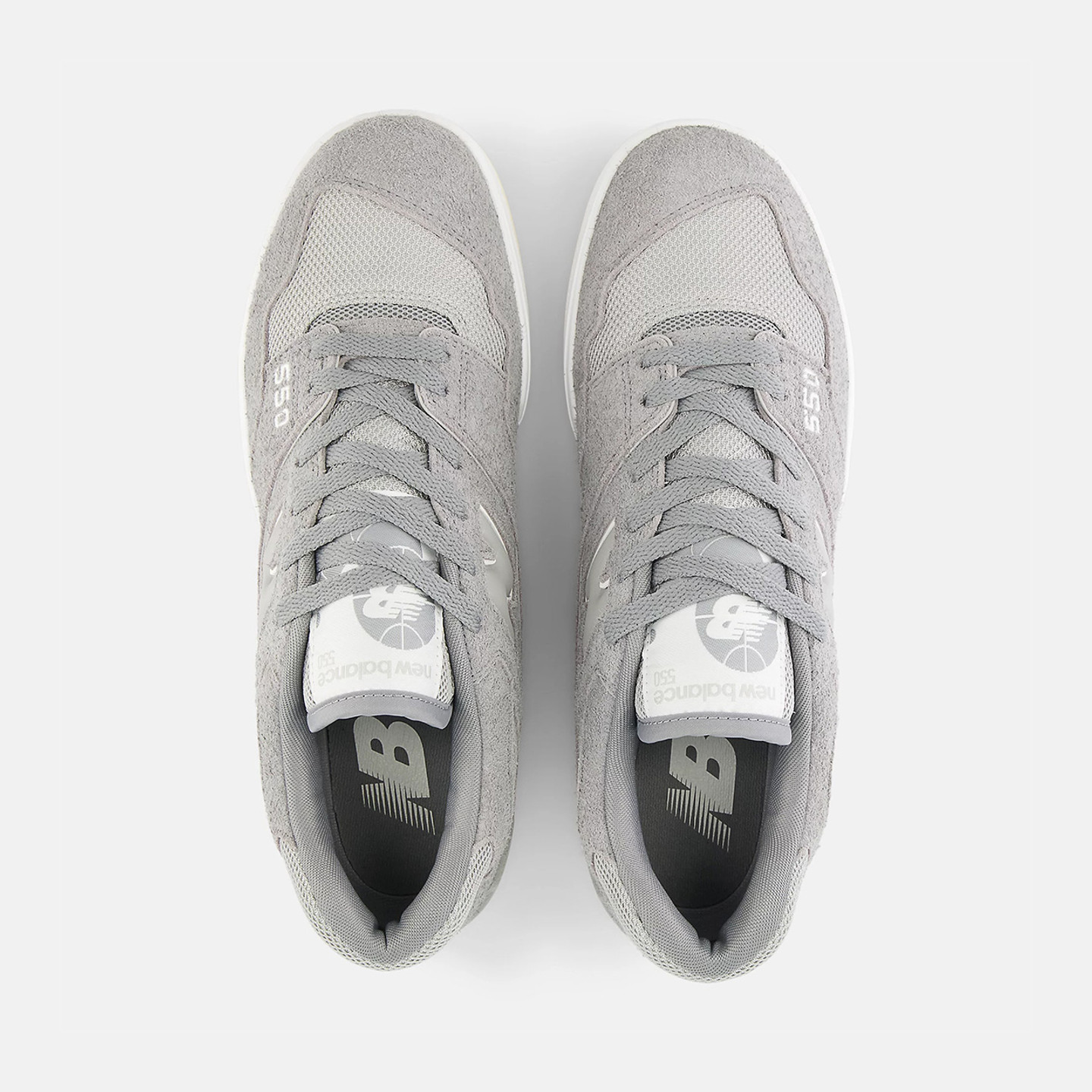 New Balance BB550 'Hairy Suede' Slate Grey / White BB550PHD-42.5