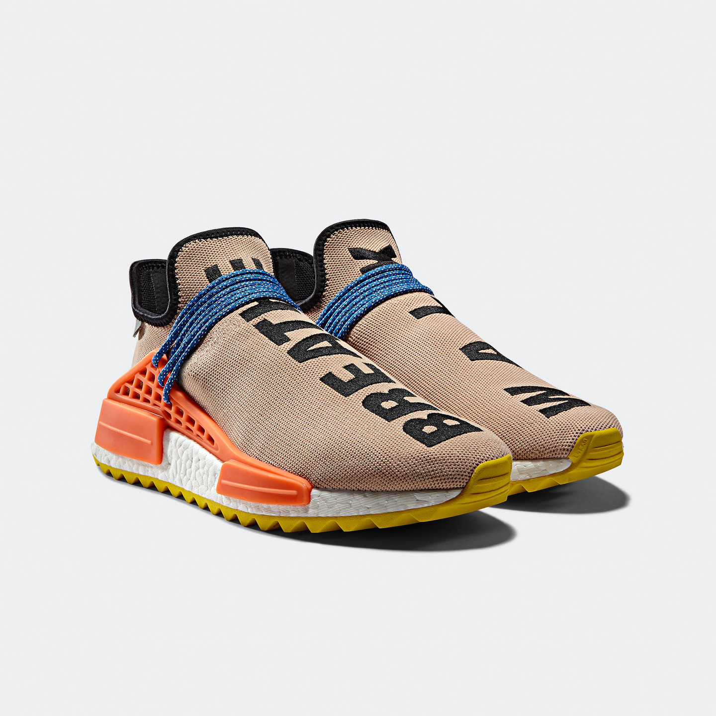 Adidas Pharrell Williams 'Human Race' NMD Pale Nude / Orange AC7361-42