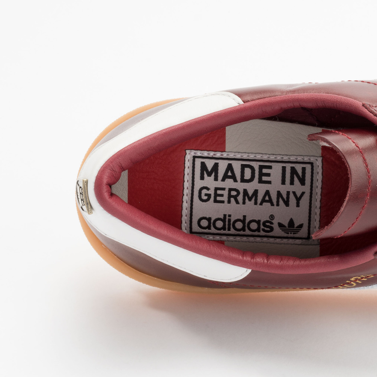 Adidas Hamburg - Made in Germany Burgundy / White / Gold / Gum S31603-42