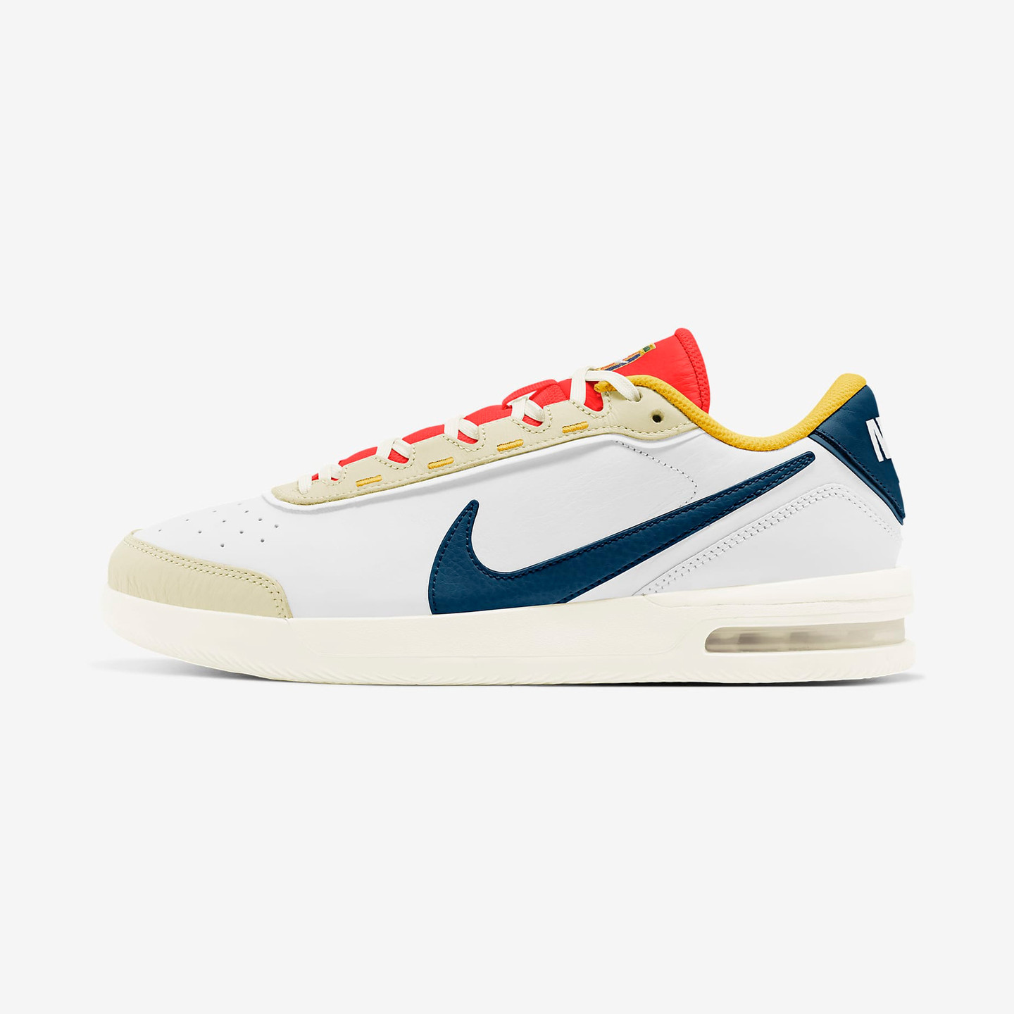 Nike Court Air Max Vapor Wing Premium  White / Total Crimson / Gold / Valerian Blue CT3890-102-40
