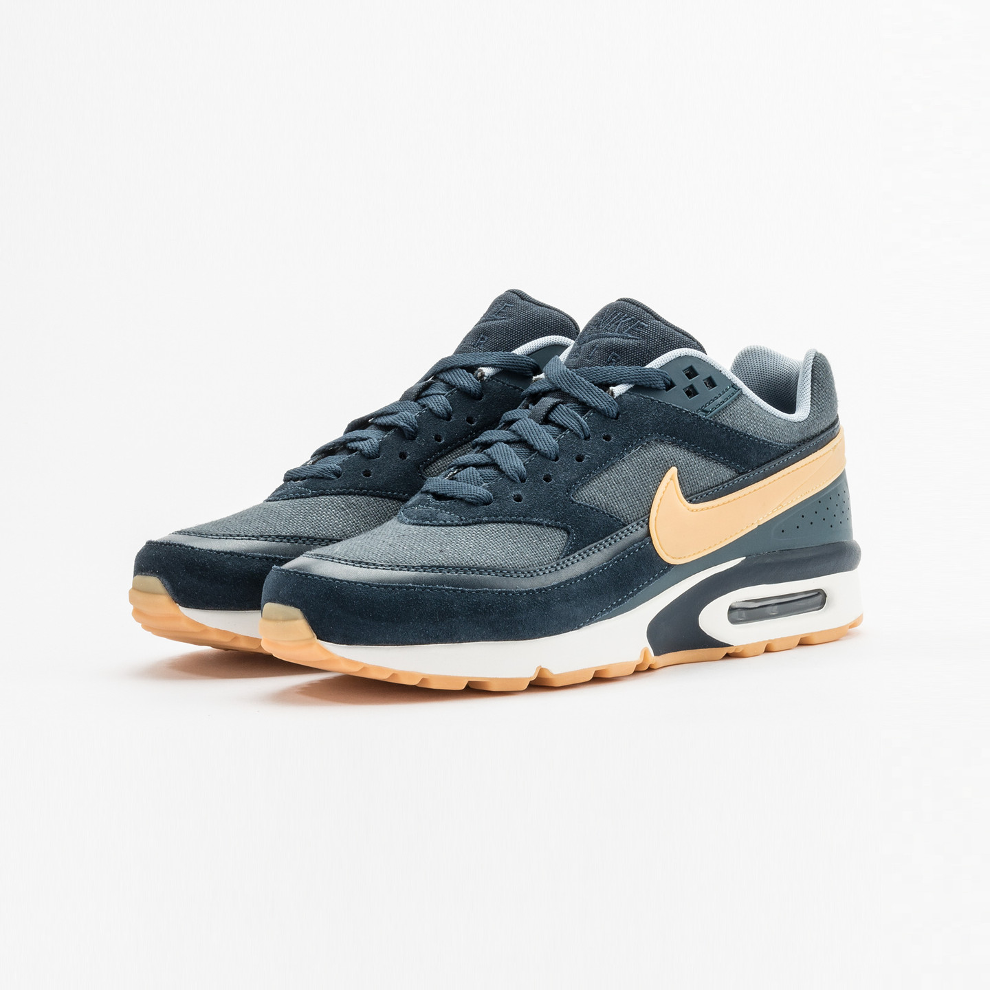 Nike Air Max BW Premium Armory Navy / Yellow / Gum 819523-401-44