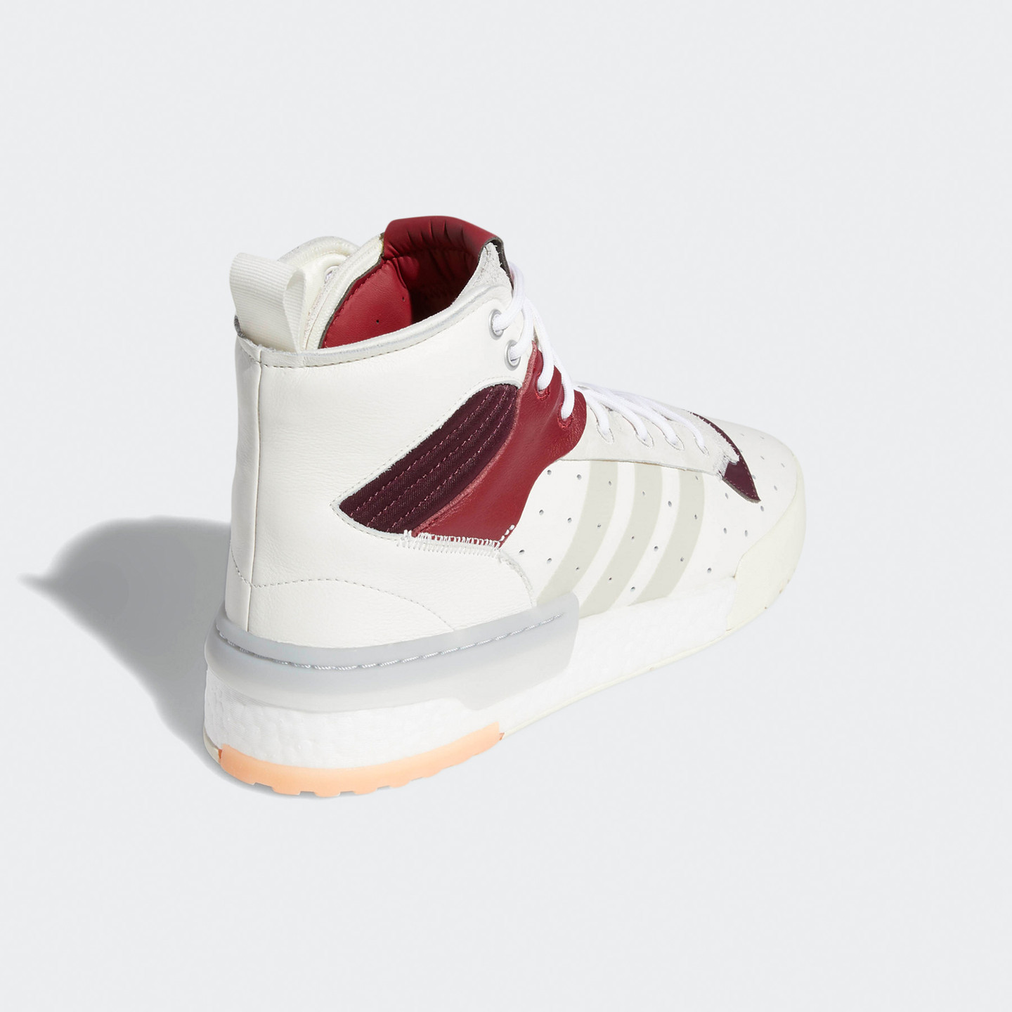 Adidas Rivalry High RM Off White / Burgundy F34143-46
