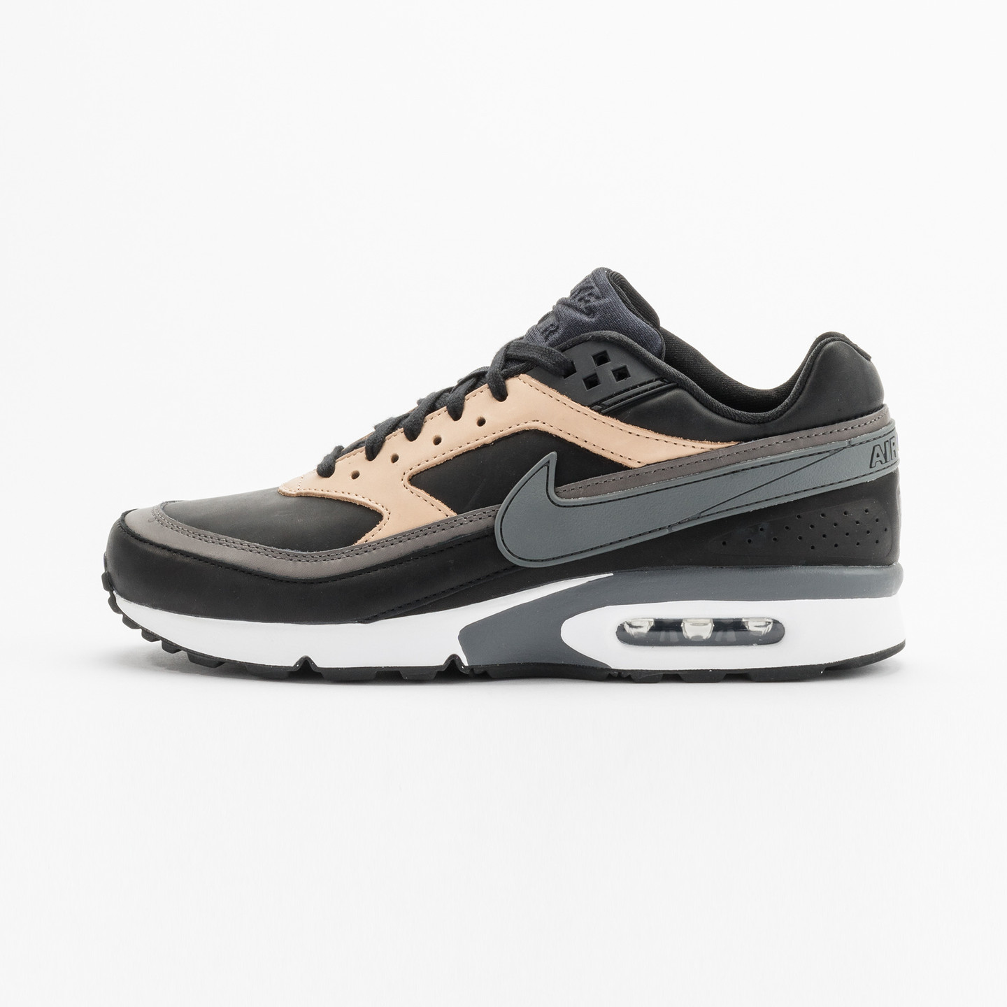 Nike Air Max BW Premium Leather Black / Dark Grey / Vachetta 819523-001-43