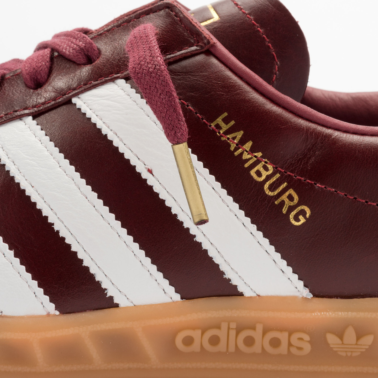 Adidas Hamburg - Made in Germany Burgundy / White / Gold / Gum S31603-46