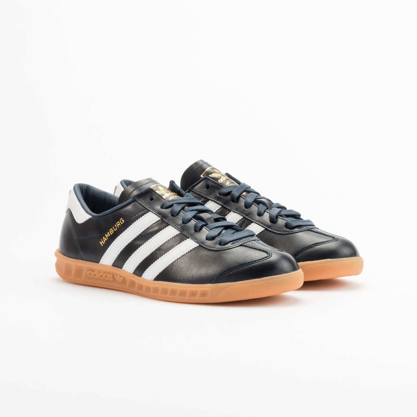 Adidas Hamburg - Made in Germany Navy / White / Gold / Gum S31602-41.33