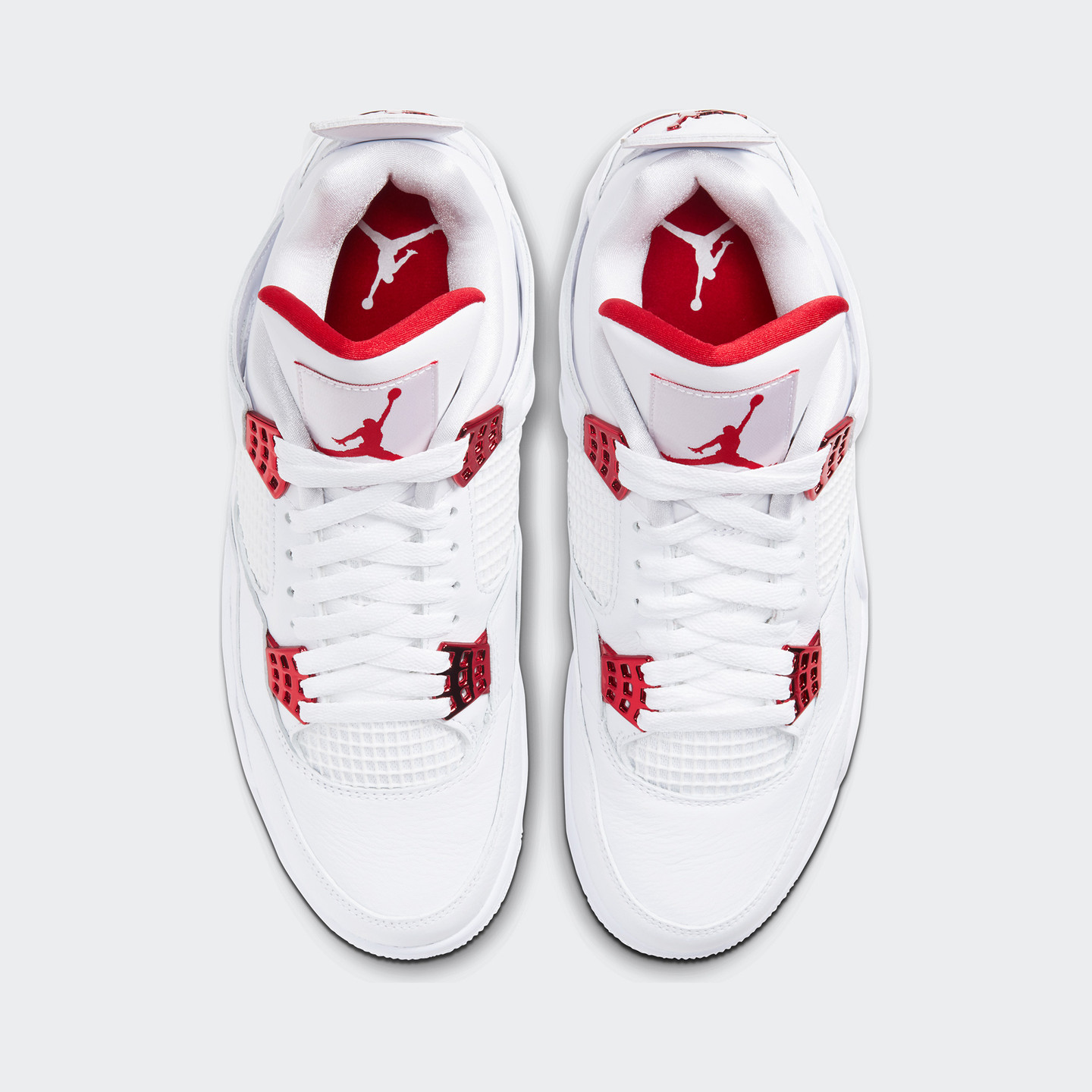 Nike Air Jordan 4 Retro White / University Red / Metallic Silver CT8527-112 -47
