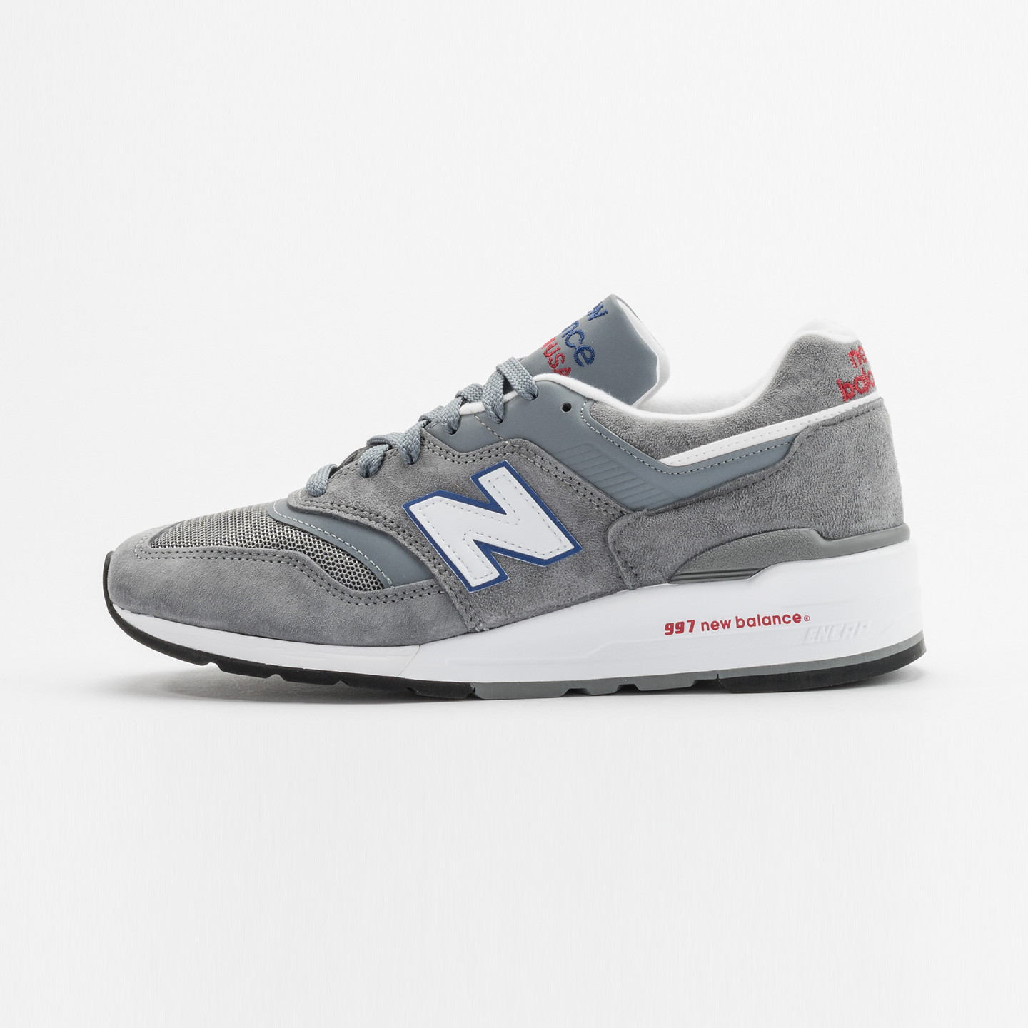 New Balance M997 Made in USA Grey / Blue / Red M997CNR-42
