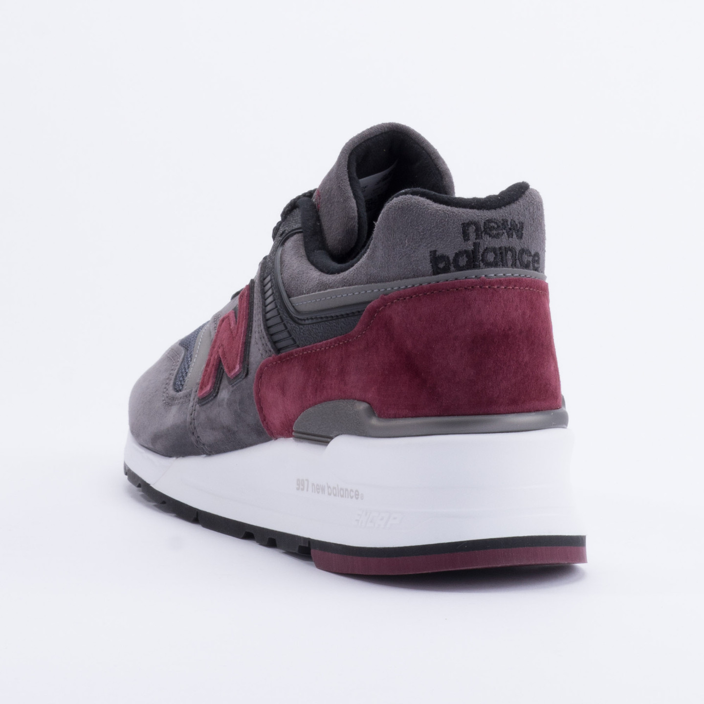New Balance M997 Made in USA Charcoal/Burgundy M997CCF-45