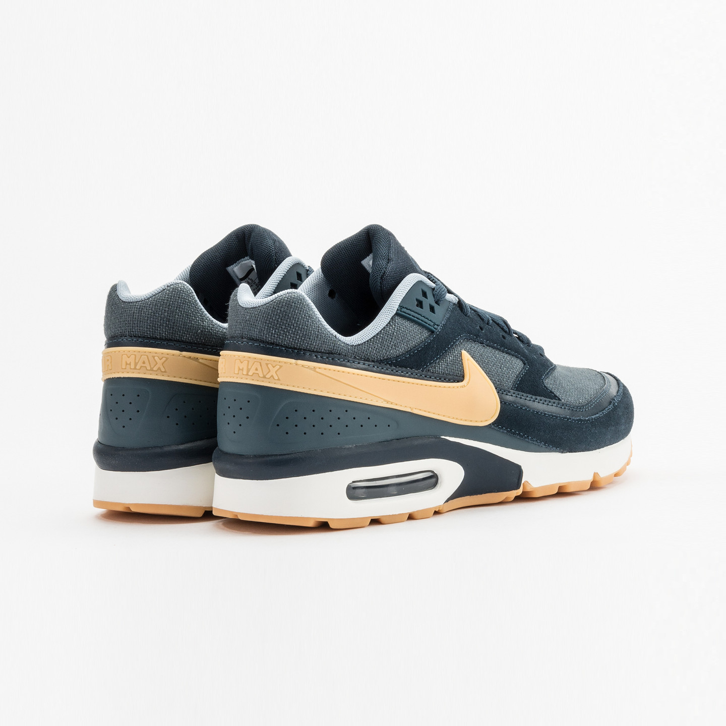 Nike Air Max BW Premium Armory Navy / Yellow / Gum 819523-401-42