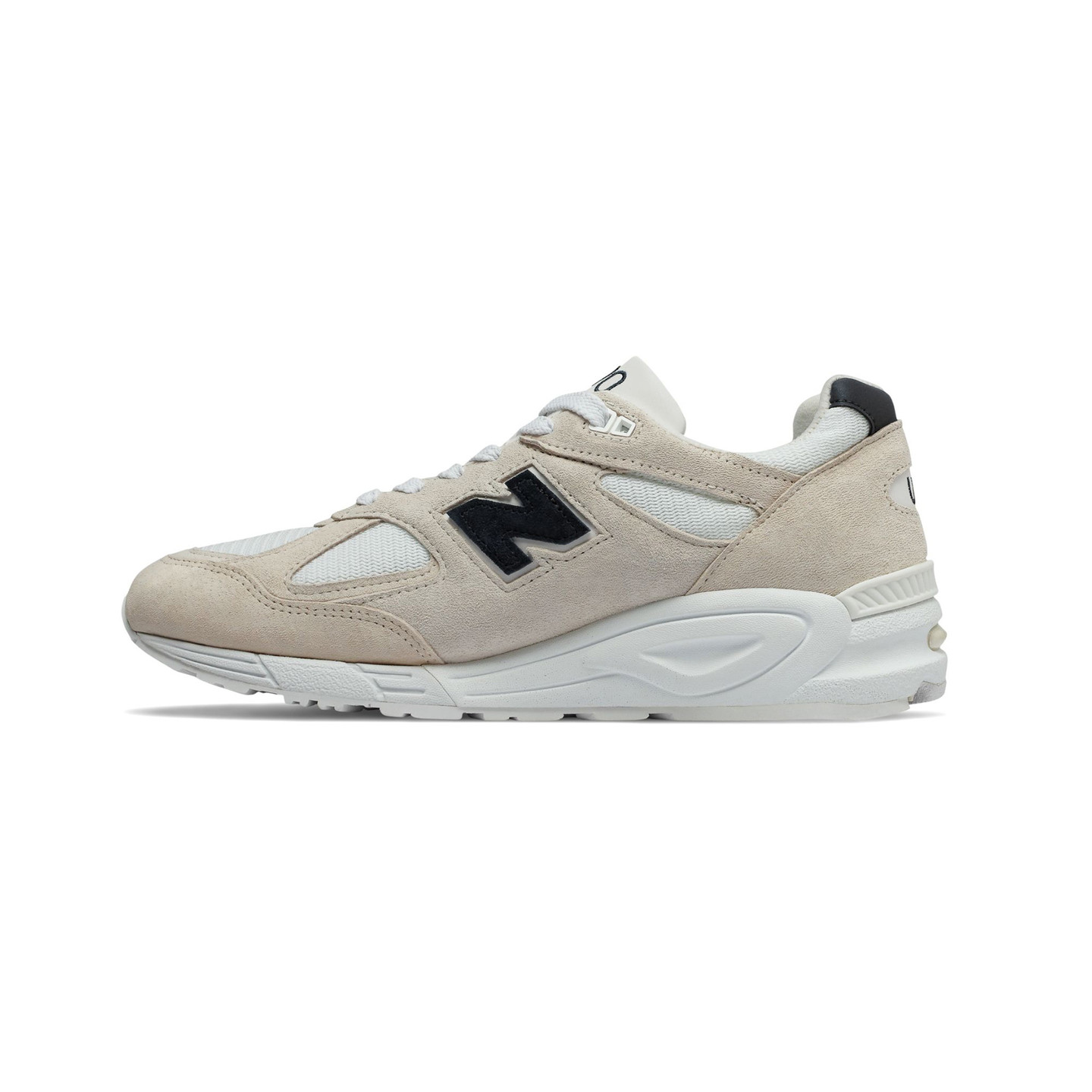 New Balance M990 V2 - Made in USA White / Off White / Navy M990WE2-42