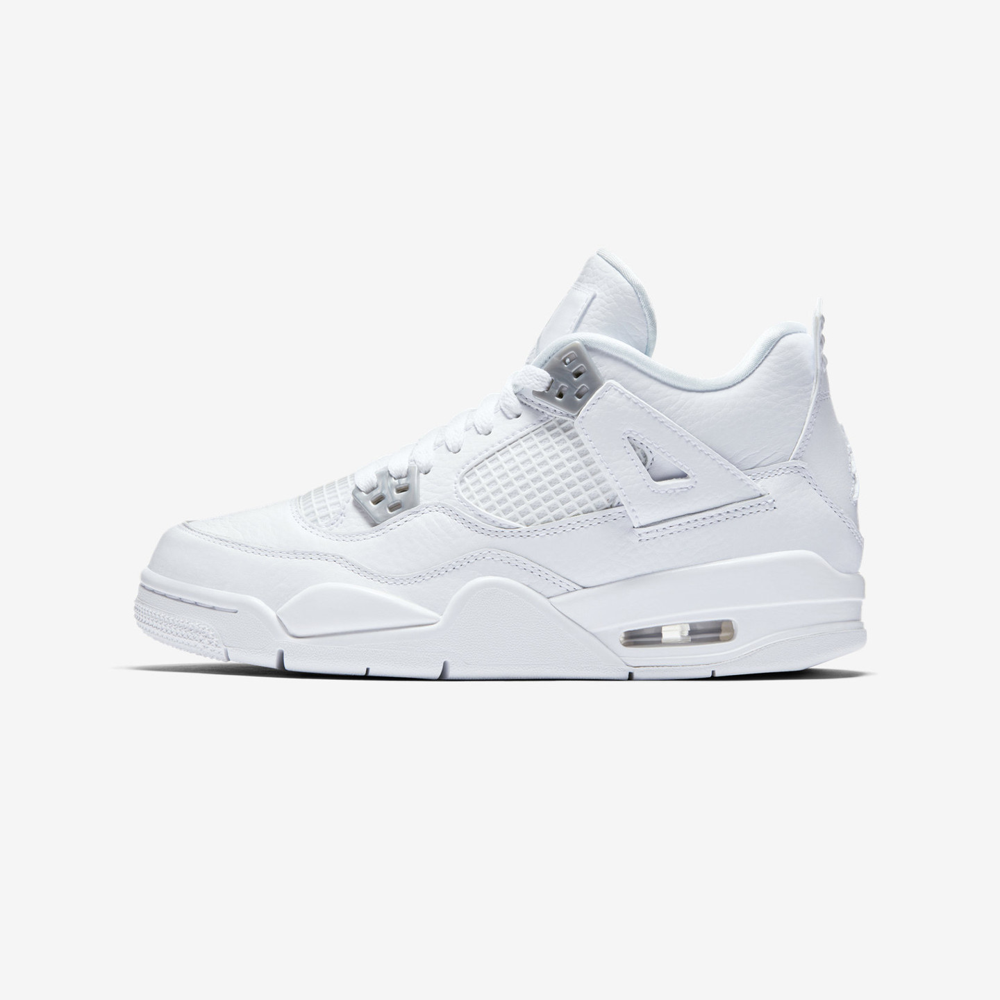 Jordan Air Jordan 4 Retro GS 'Pure Money' White / Silver / Pure Platinum 408452-100-36.5