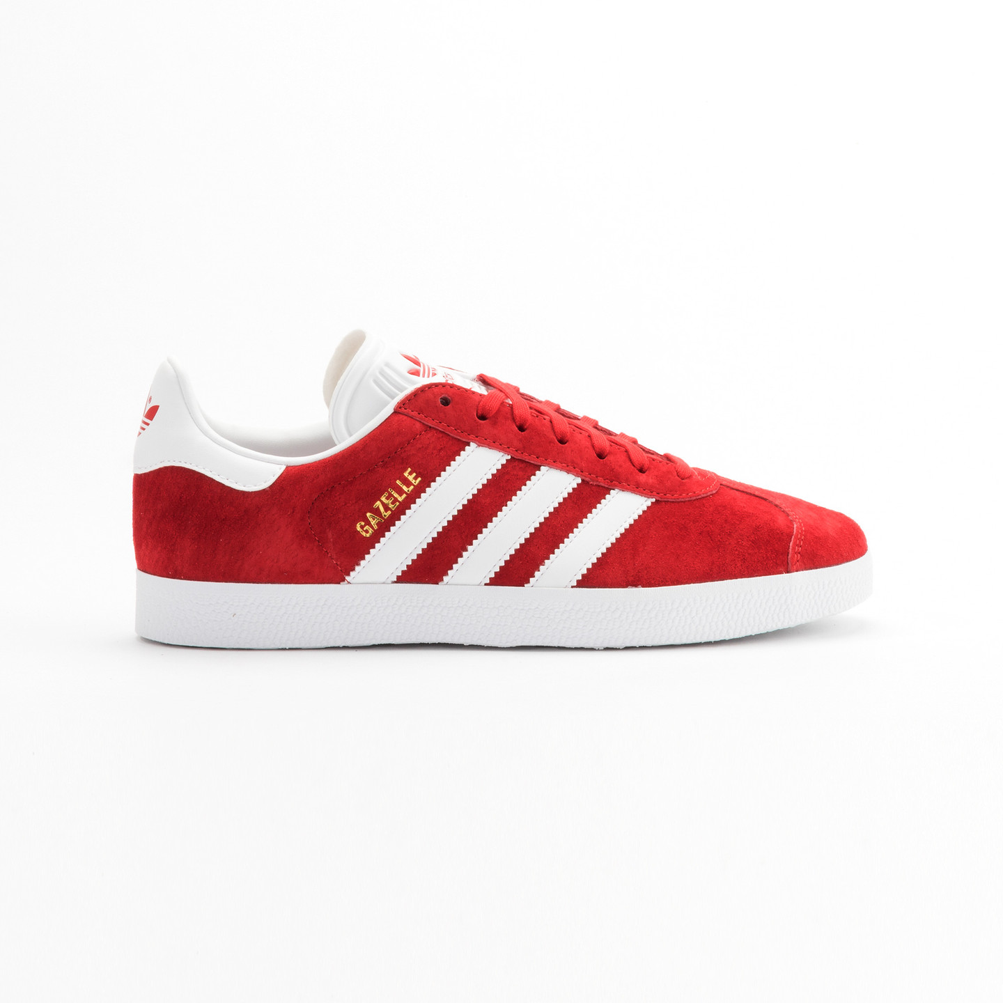 Adidas Gazelle Scarlet Red / White / Gold Metallic S76228-38