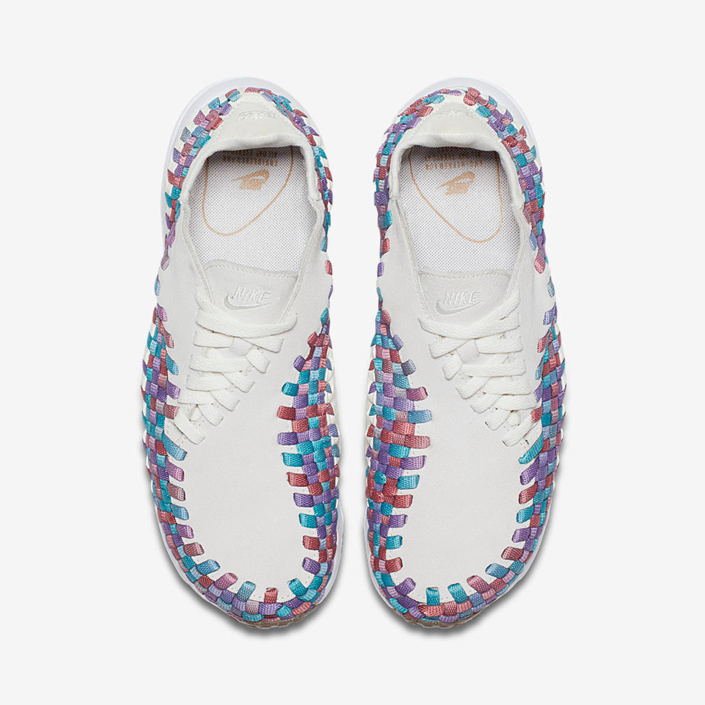 Nike Wmns Air Footscape Woven 'Multicolor' Sail / White / Red / Stardust 917698-100-38.5