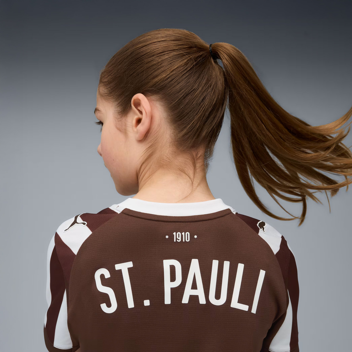 Puma FC St. Pauli Heimtrikot 2025/26 Kids Espresso Brown / PUMA White 783064-01-104
