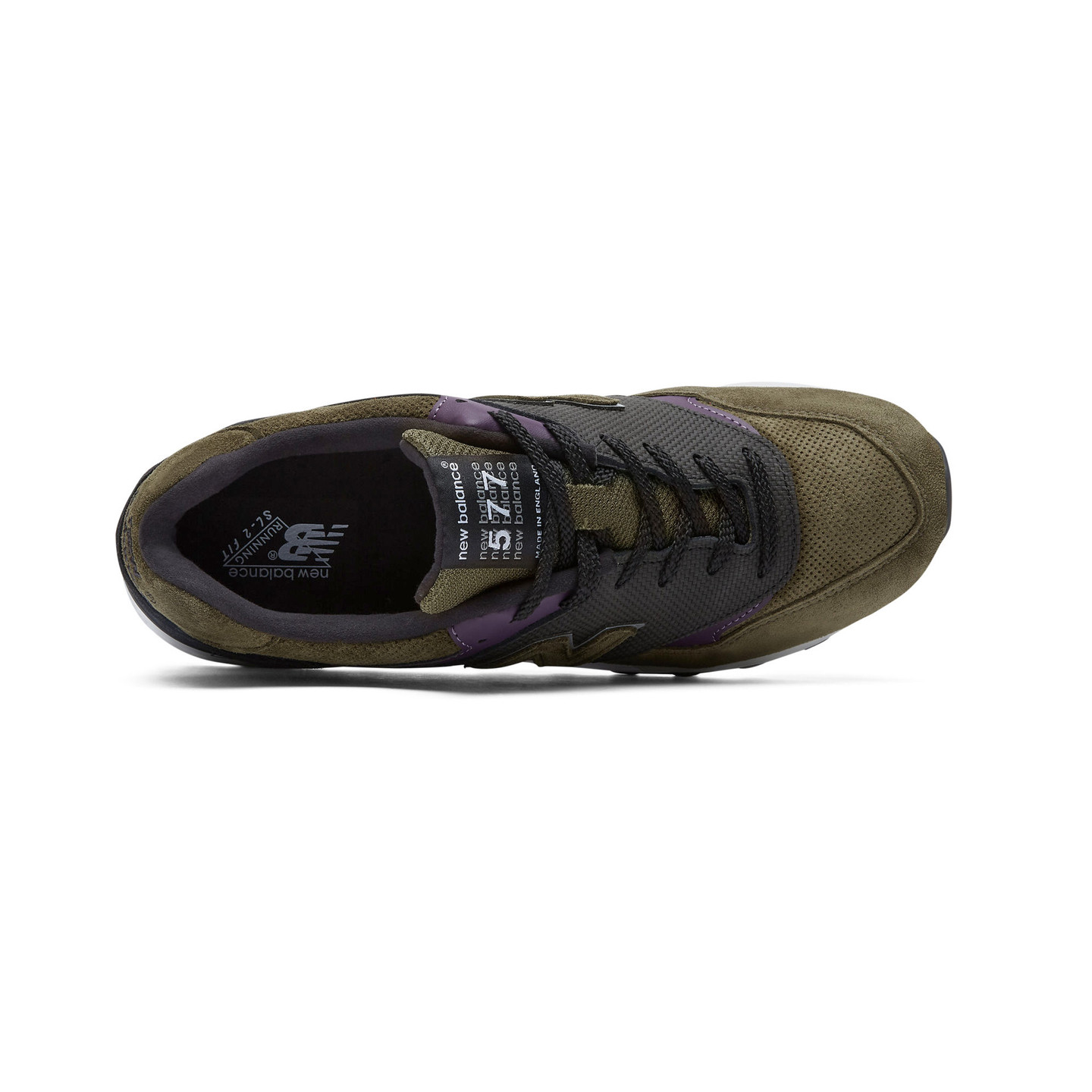 New Balance M577 GPK - Made in England Olive / Purple / Black M577GPK-45.5