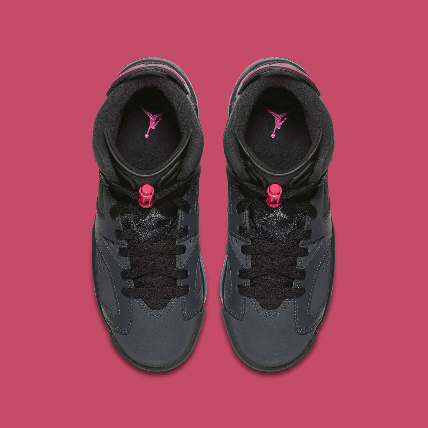 Nike Air Jordan 6 Retro GS Anthracite / Black / Hyper Pink 543390-008-36.5