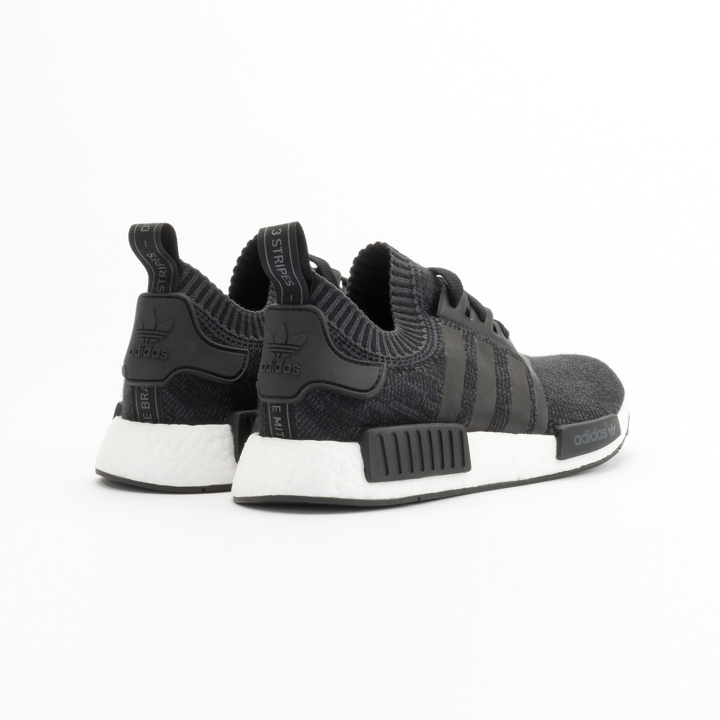 Adidas NMD R1 Runner PK Primeknit Wool Core Black / Core Black / Running White BB0679-37.33