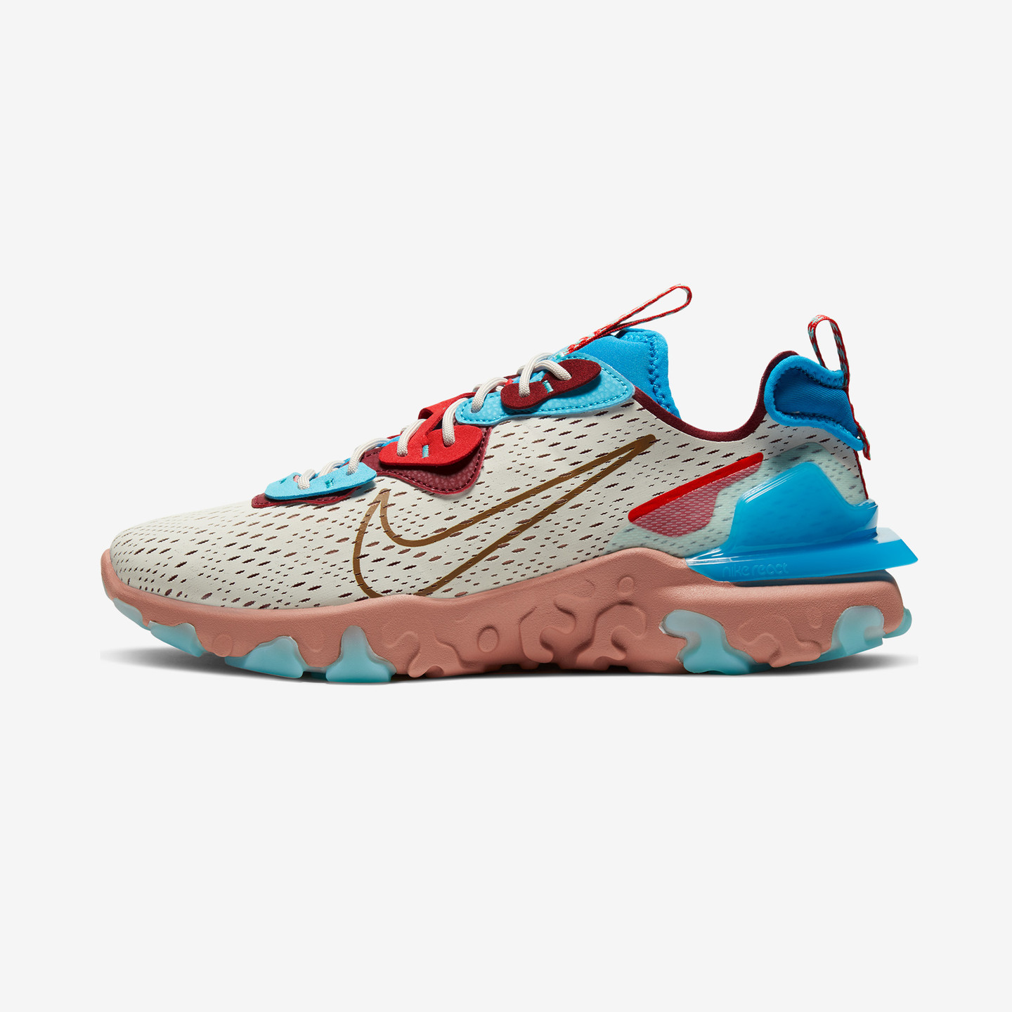 Nike React Vision Light Bone / Terra Blush / Photo Blue CD4373-001-40.5
