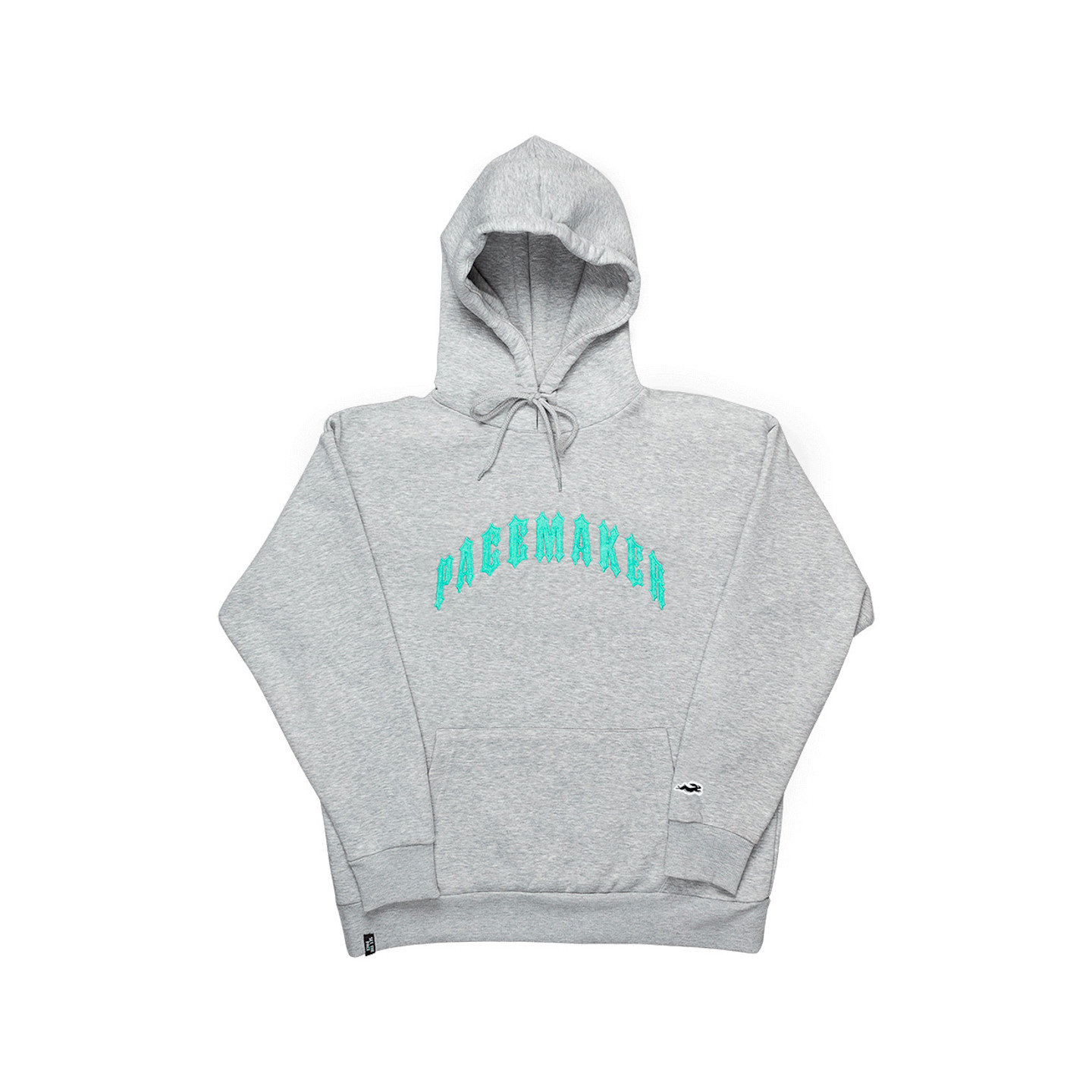Pacemaker Pasics Big Logo Hoodie Light Grey Heather / Mint PM014-M