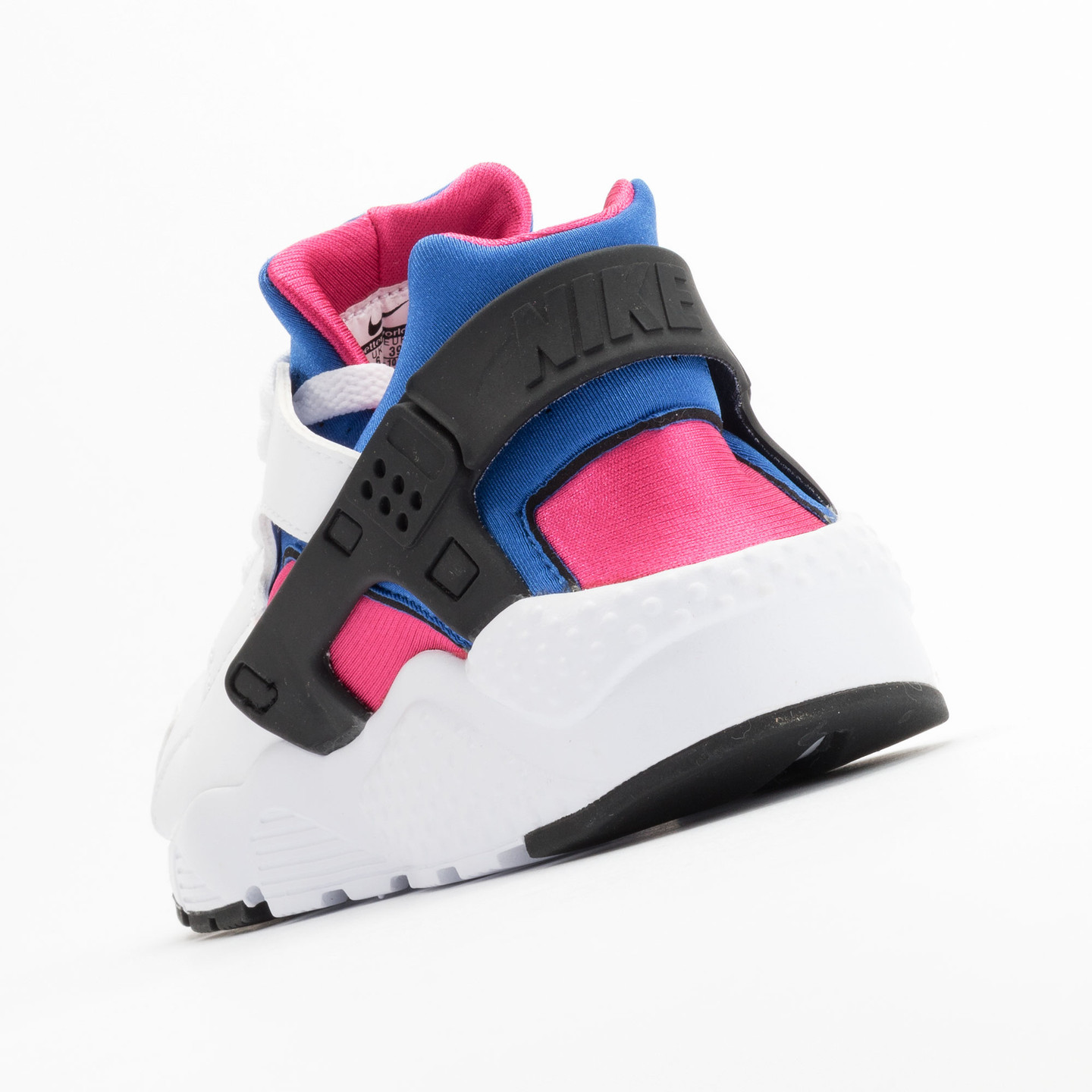 Nike Huarache Run GS White / Black / Game-Royal / Vivid-Pink 654275-106-39
