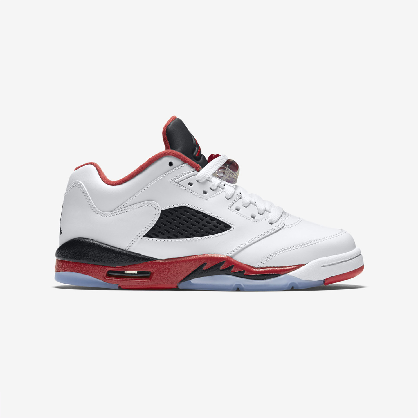 Jordan Air Jordan 5 Low Retro GS 'Fire Red' White / Fire Red / Black 314338-101-37.5