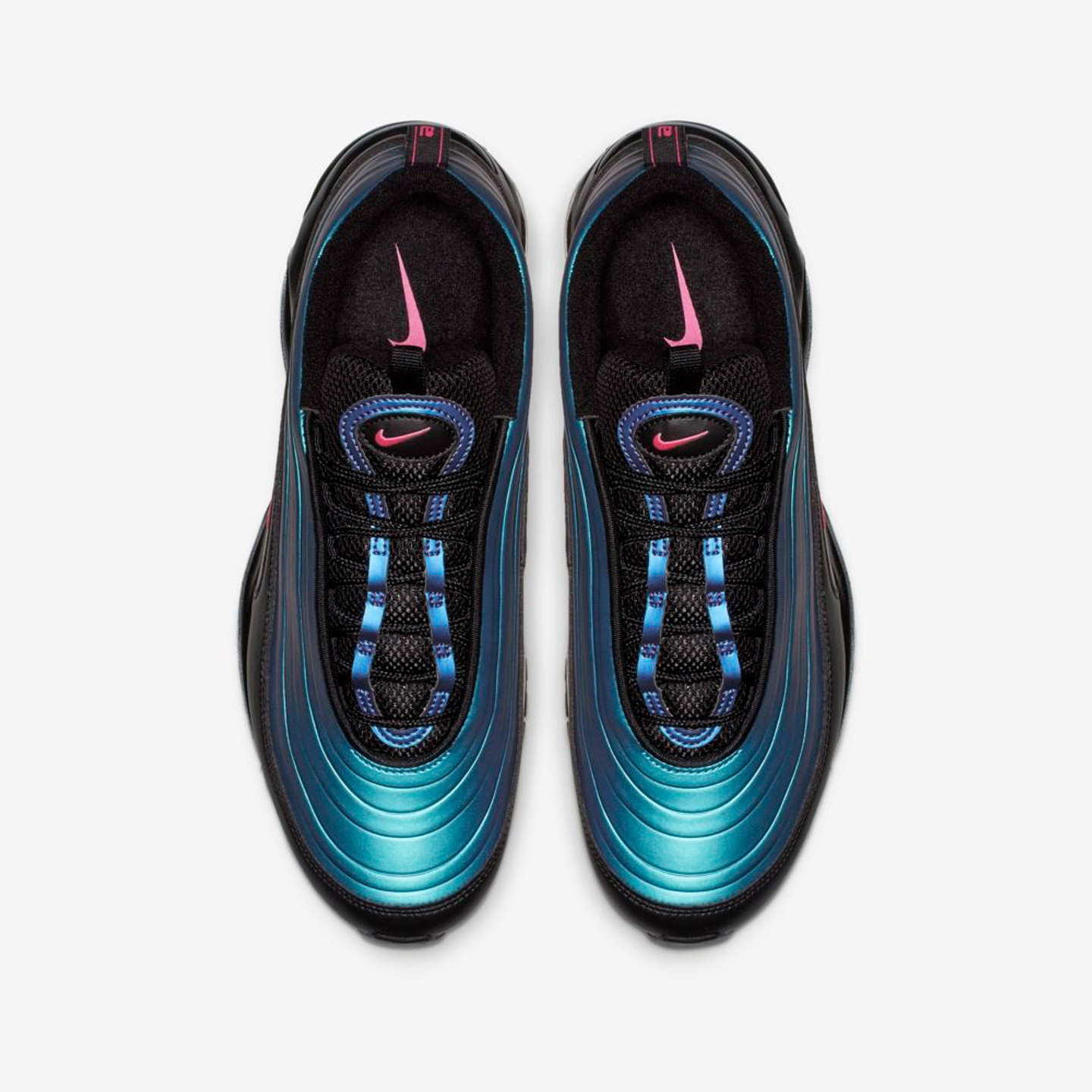 Nike Air Max 97 LX 'Throwback Future' Black / Laser Fuchsia / Regency Purple AV1165-001-47