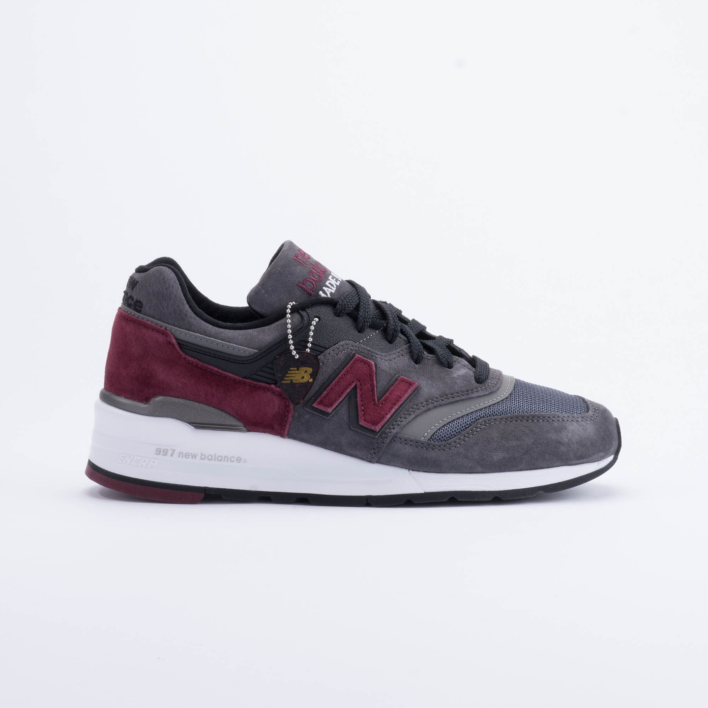 New Balance M997 Made in USA Charcoal/Burgundy M997CCF-44