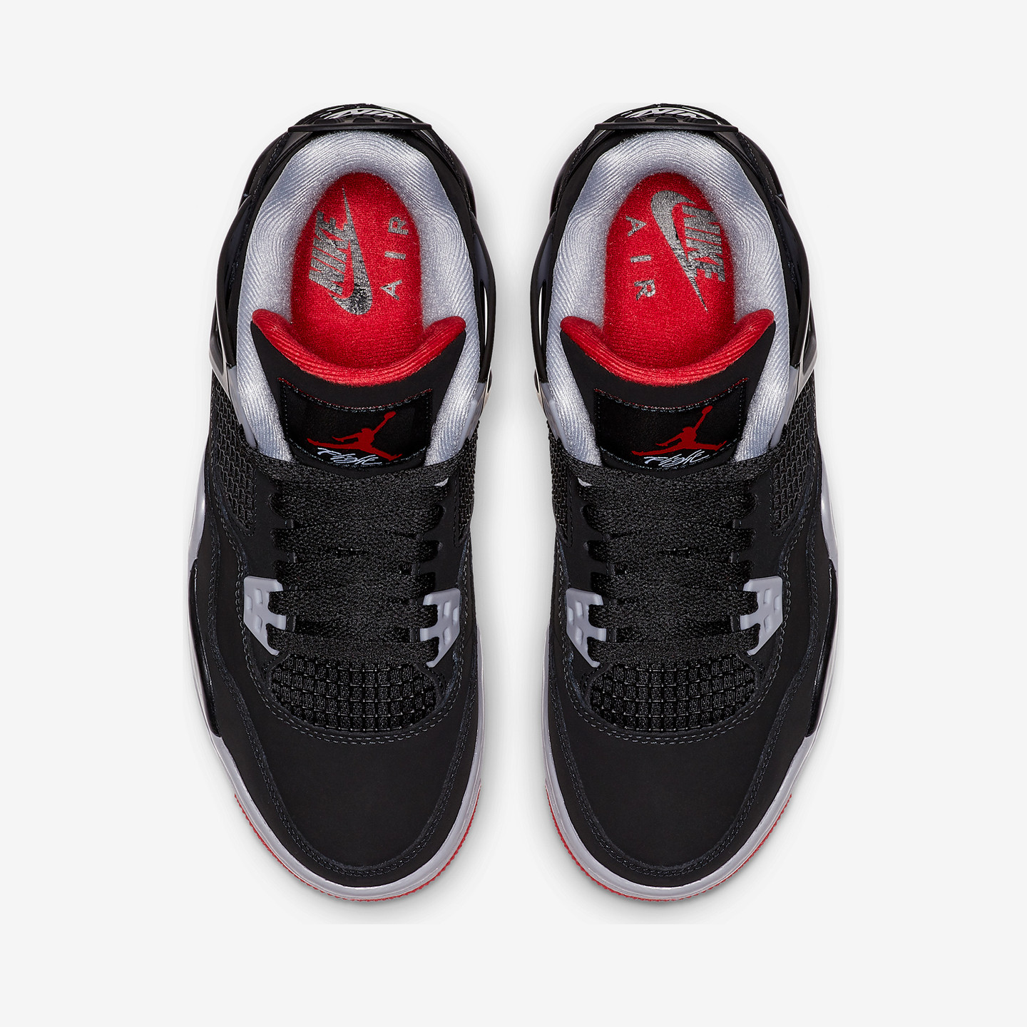 Jordan Air Jordan 4 Retro OG GS 'Bred' Black / Fire Red / Cement Grey / Summit White 408452-060-38.5