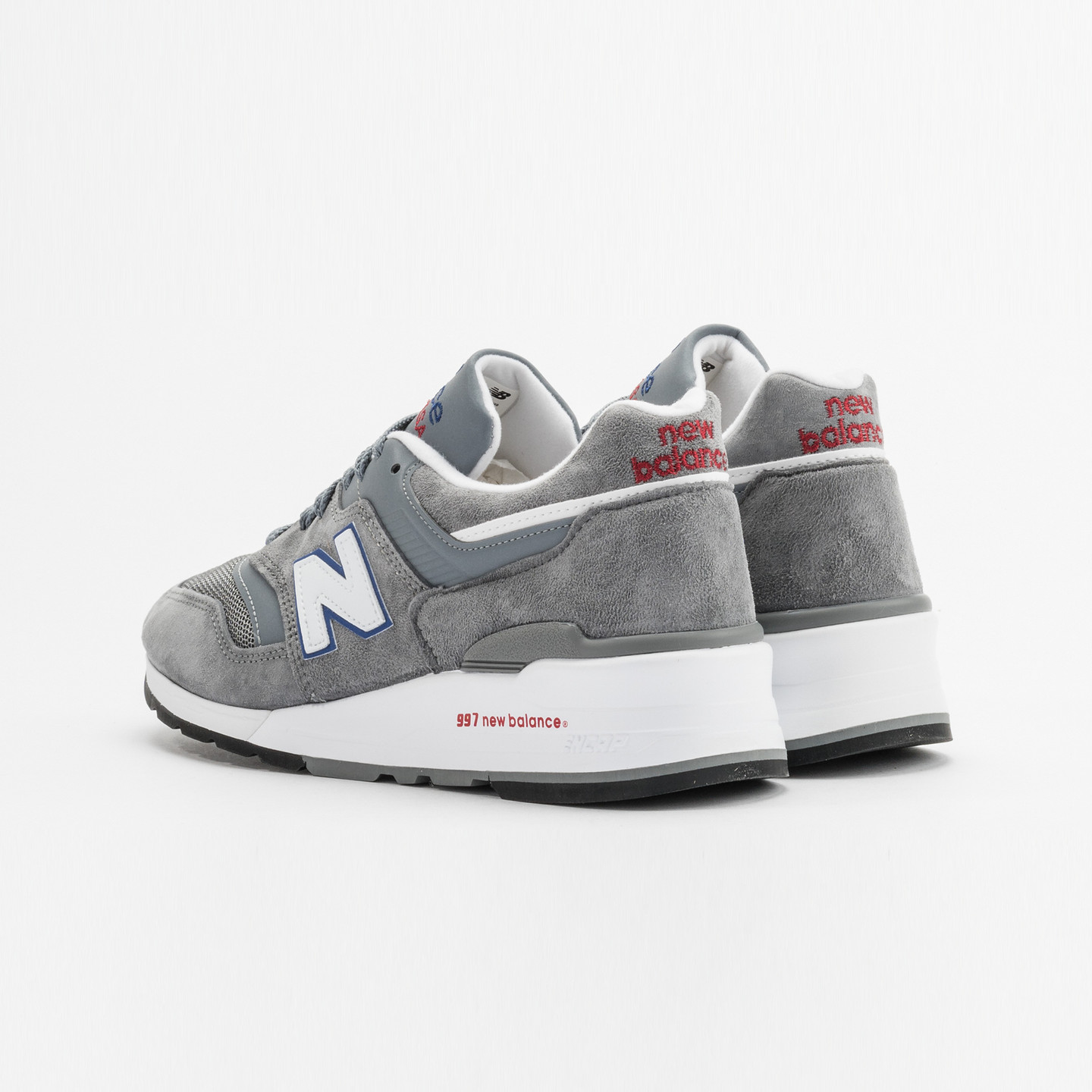 New Balance M997 Made in USA Grey / Blue / Red M997CNR-46.5